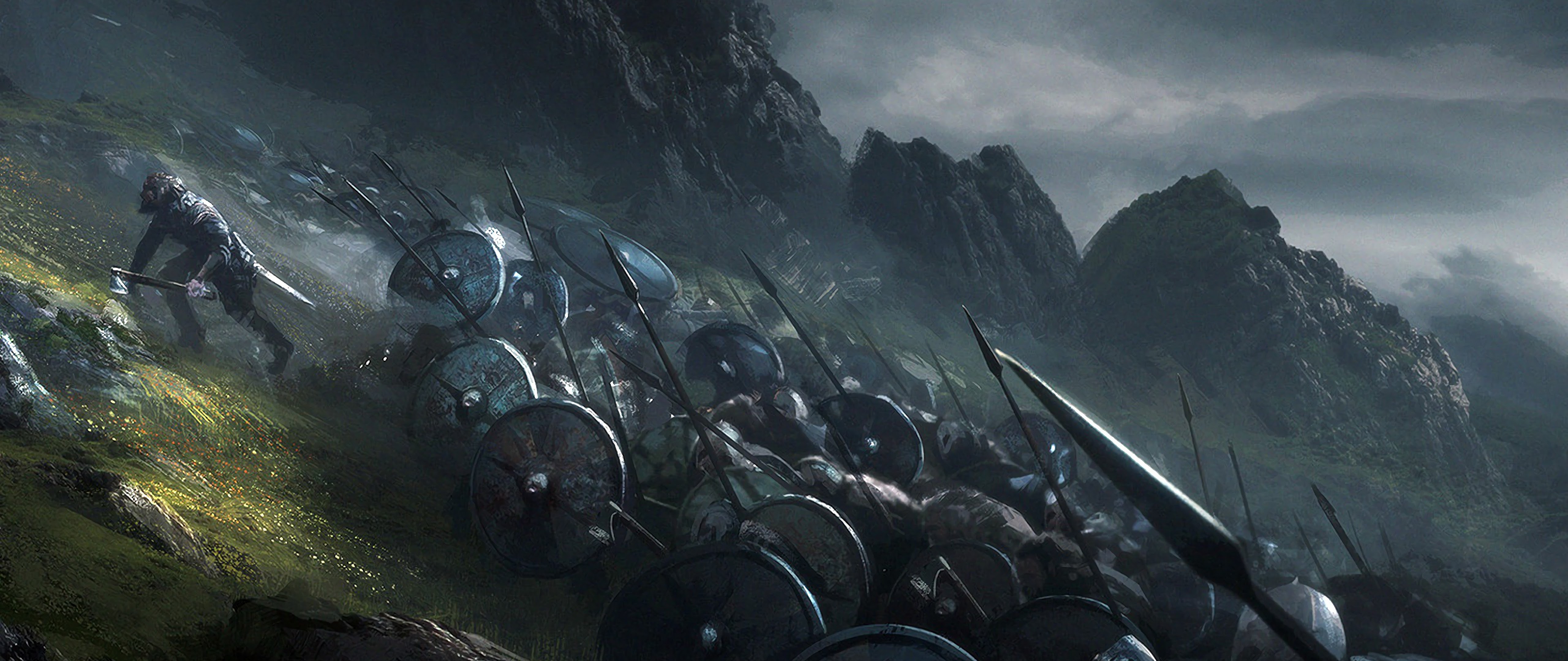 Viking Fantasy Army 4K Wallpaper