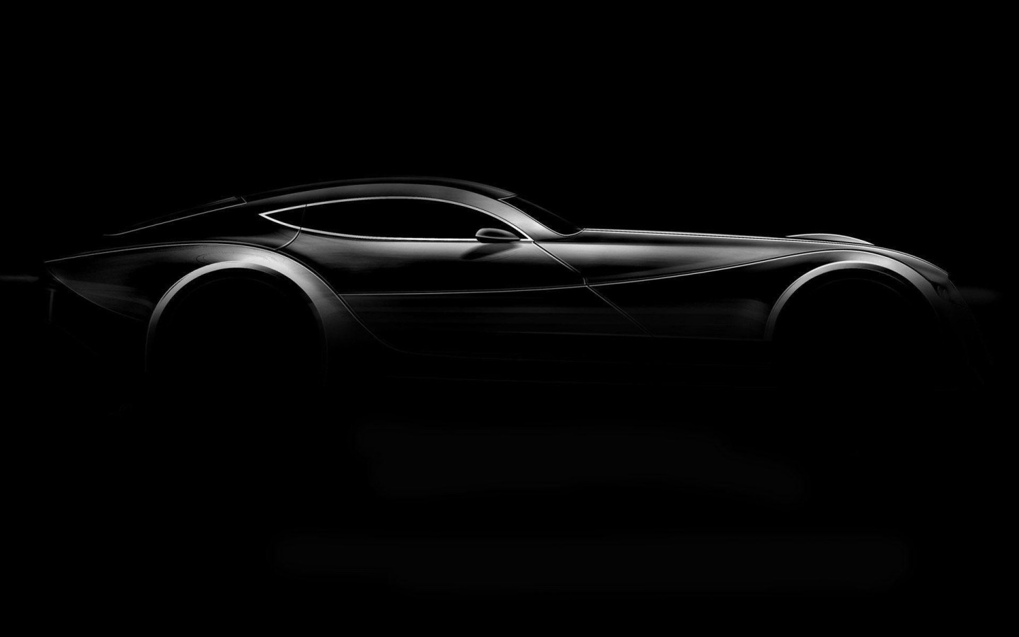 Car Black Background PC Desktop Wallpaper 34121