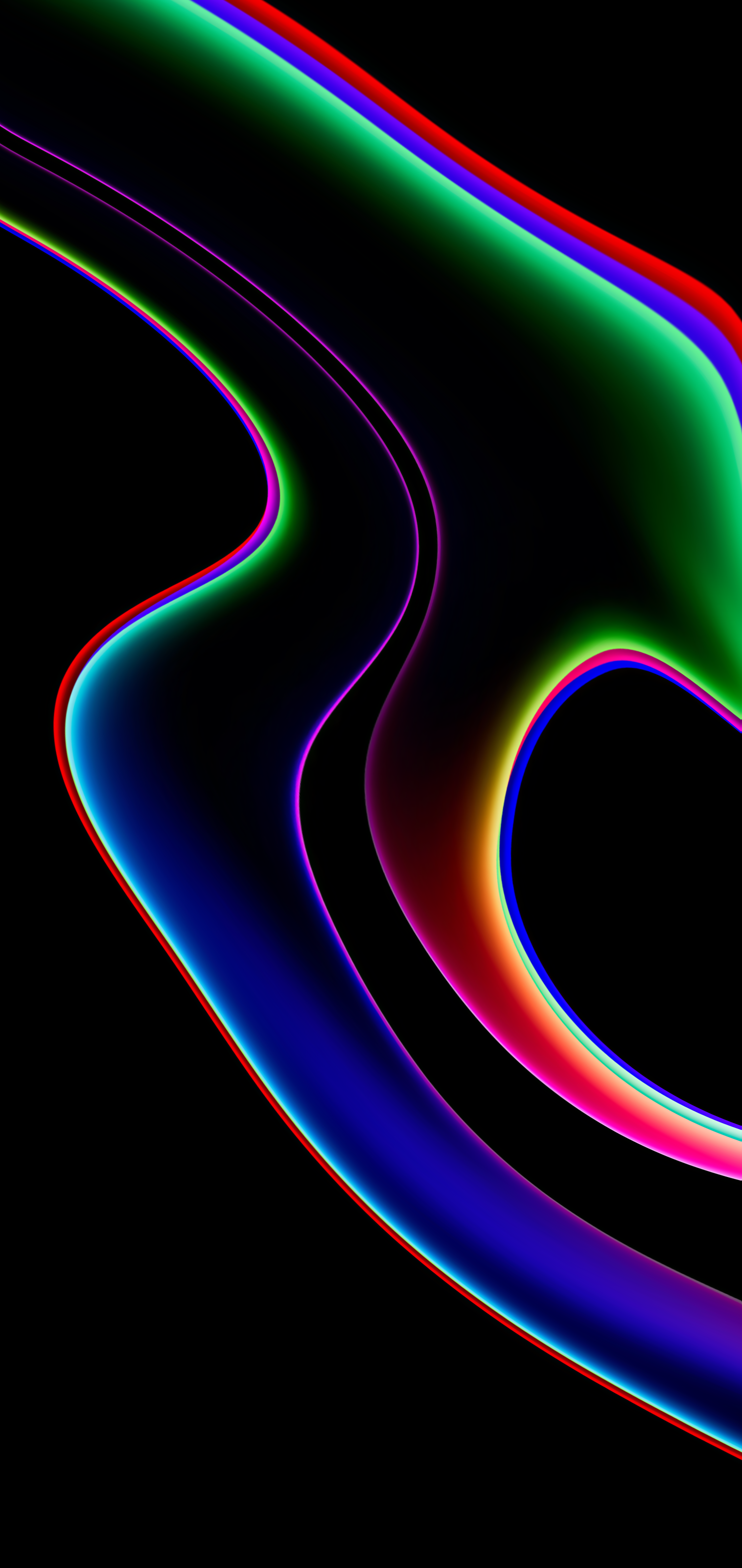 Neon Fluid iPhone 16 Concept Wallpaper 4K