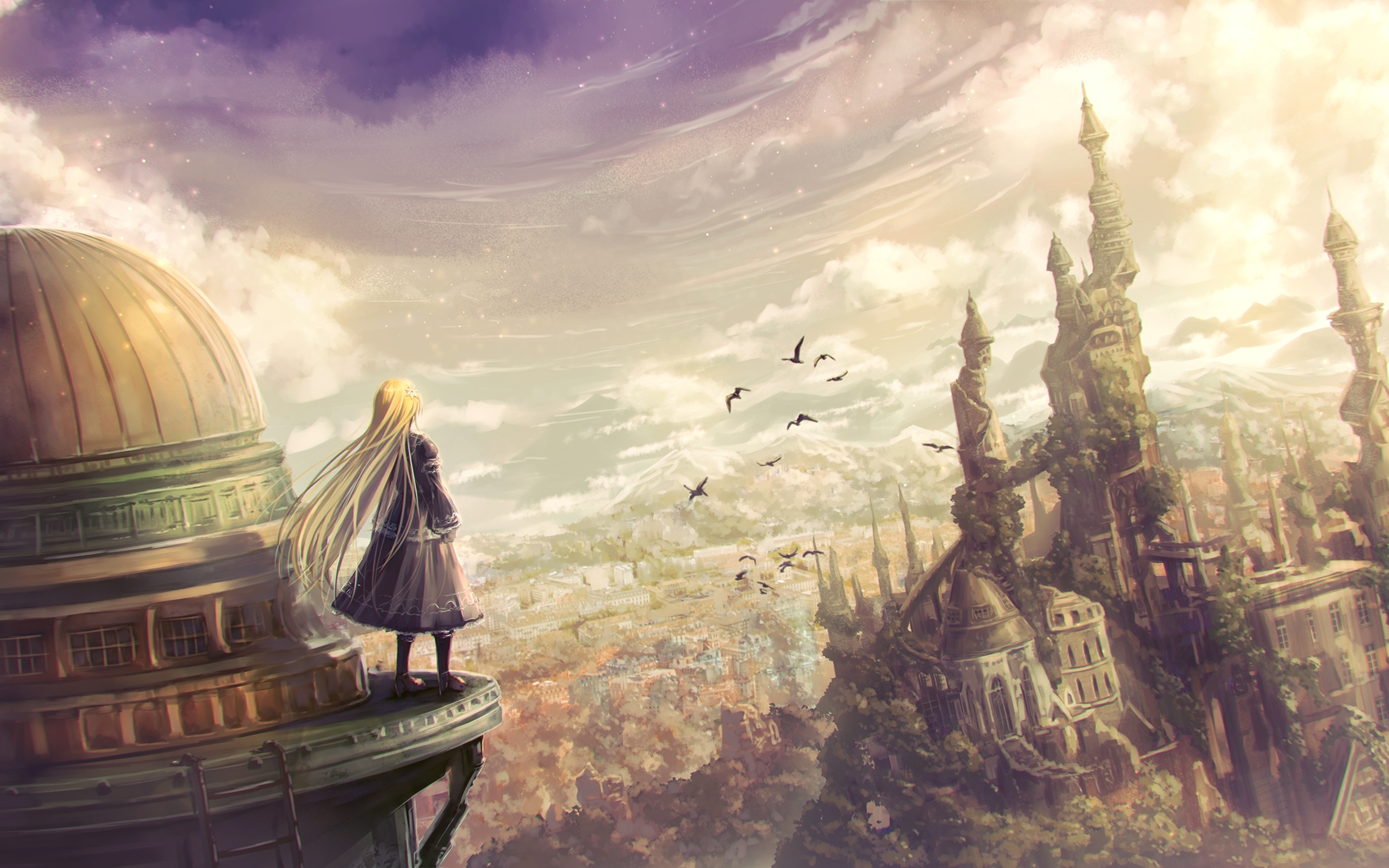 Anime Girl Fantasy Artwork 4K
