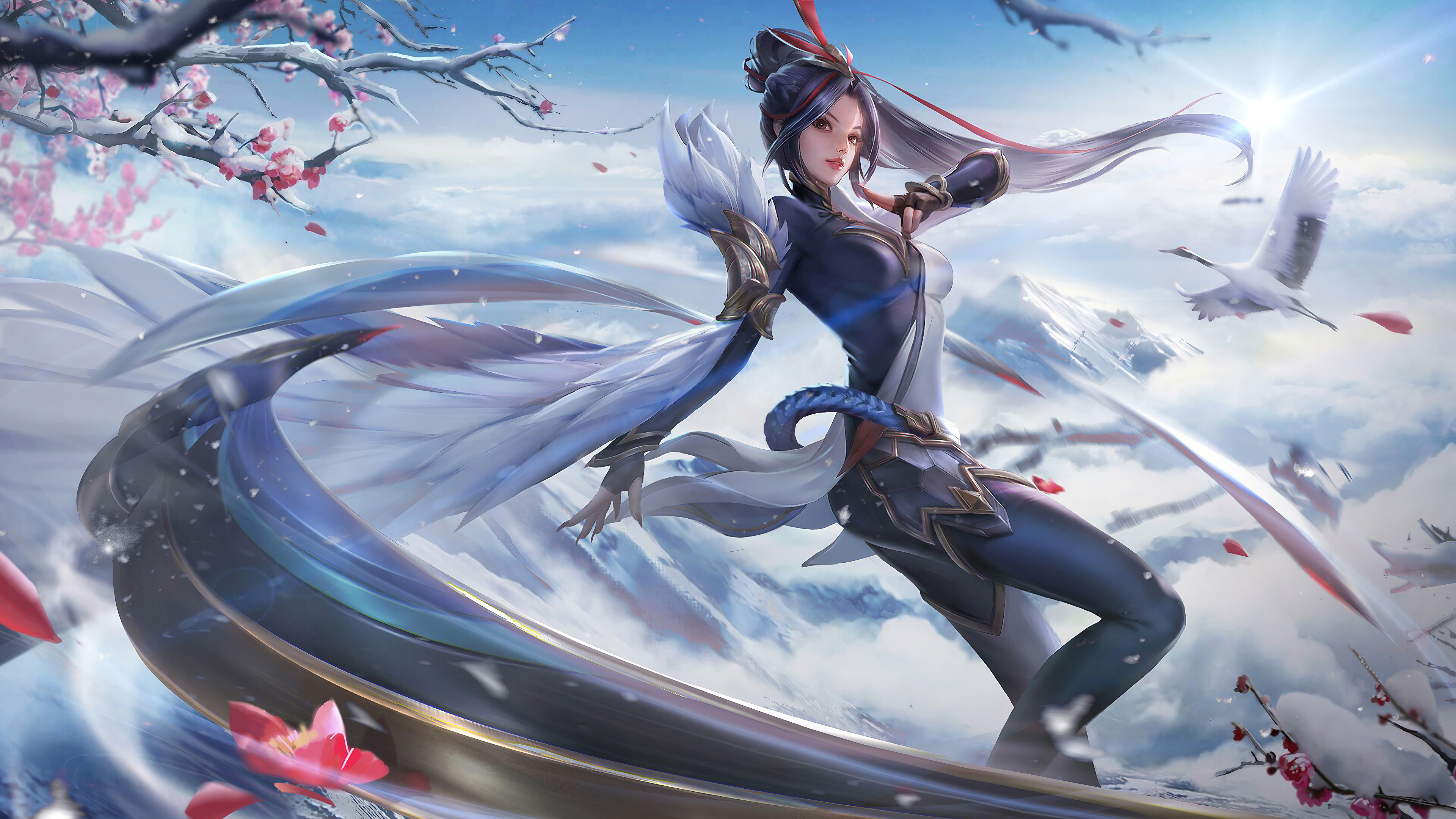 Fantasy Anime Girl 4K Wallpaper