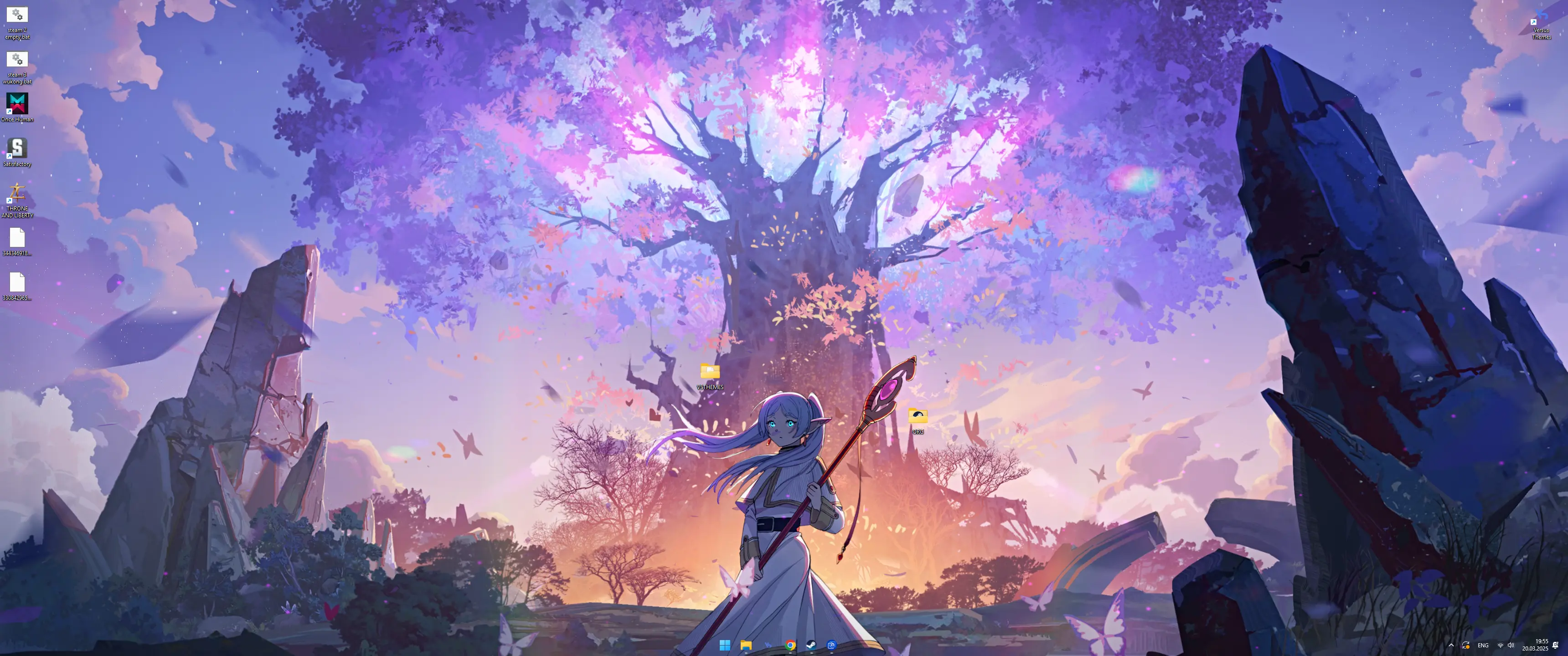 Live wallpaper Weirwood, Frieren elf