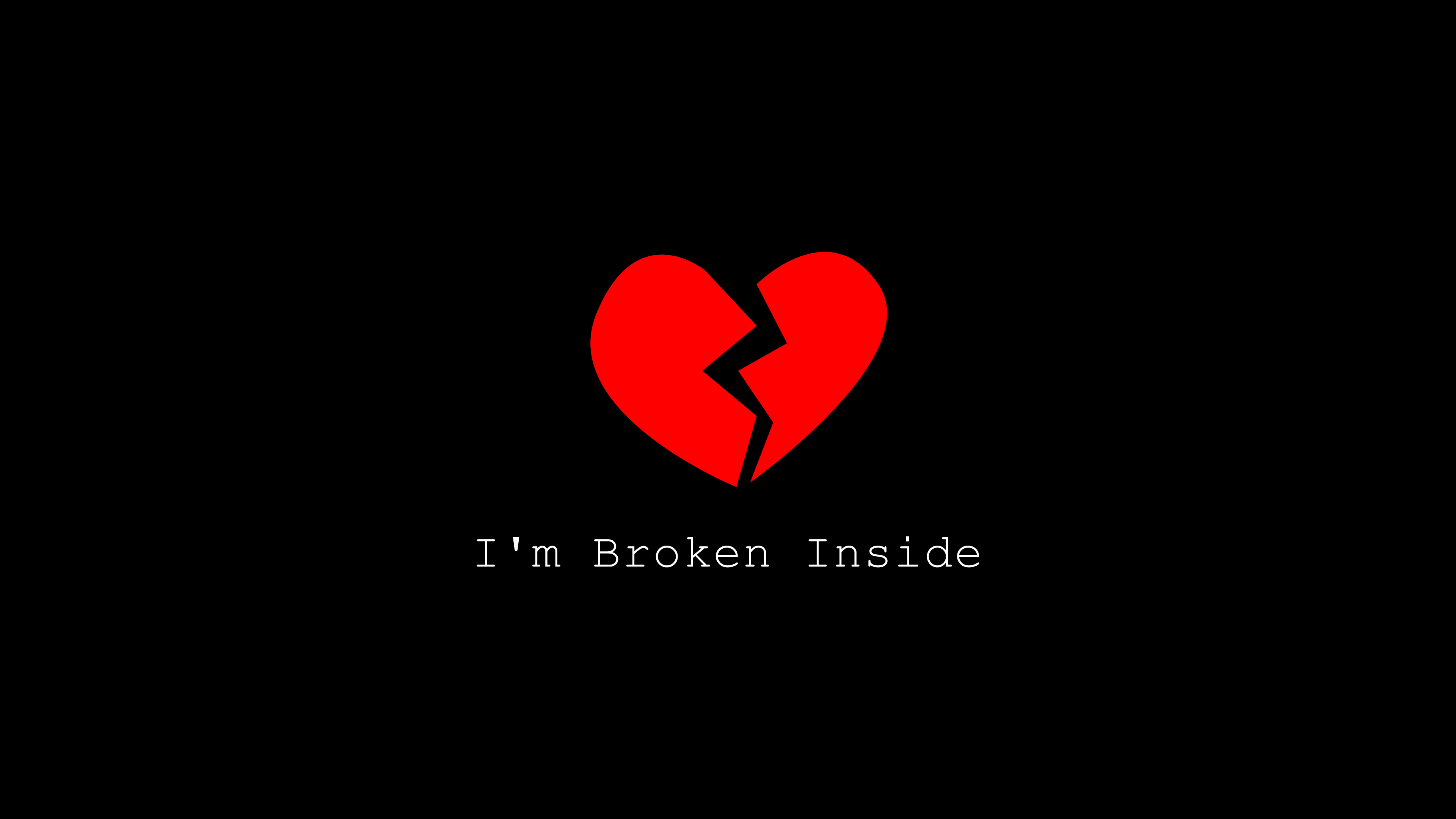 Heartbreak Wallpaper 4K, Minimalist, 5K