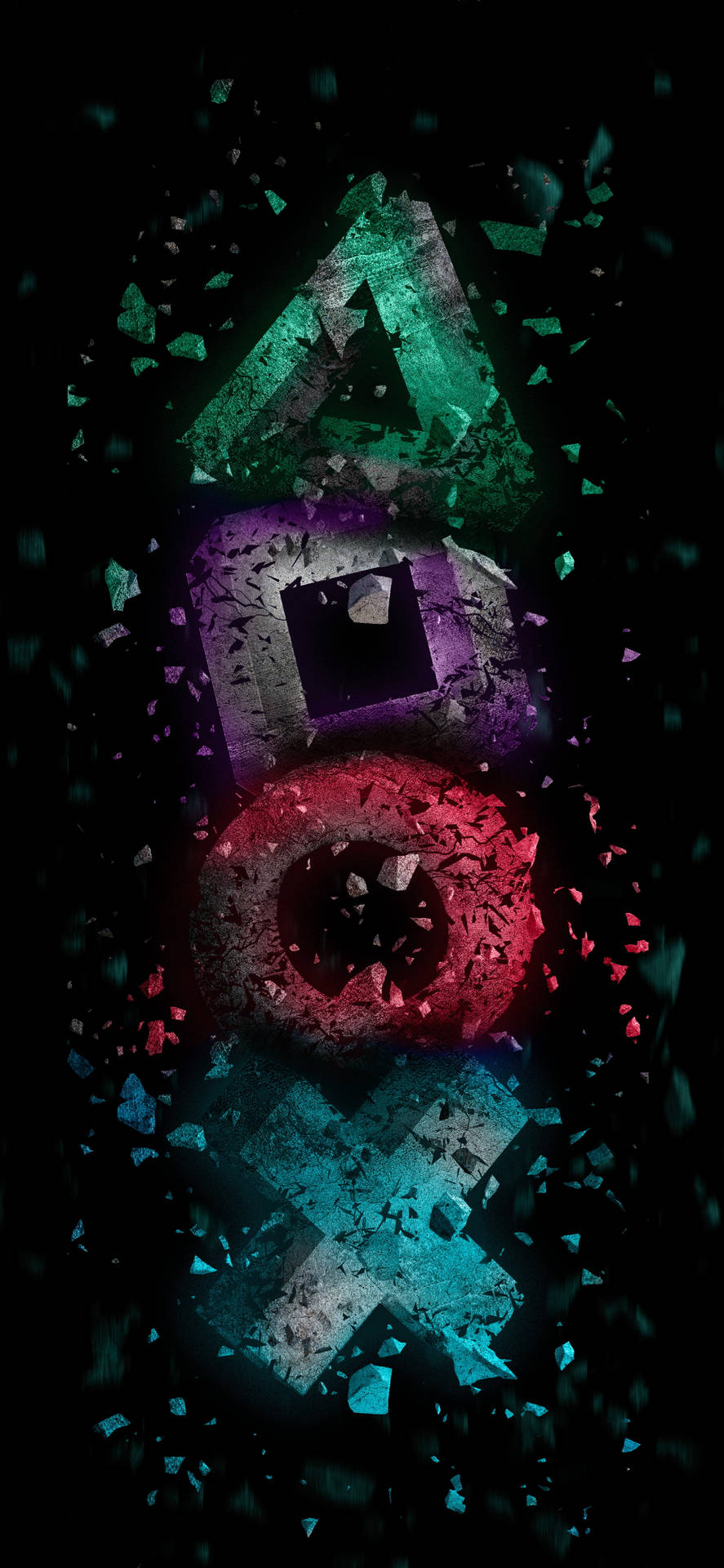 Playstation Buttons Gamer Logo