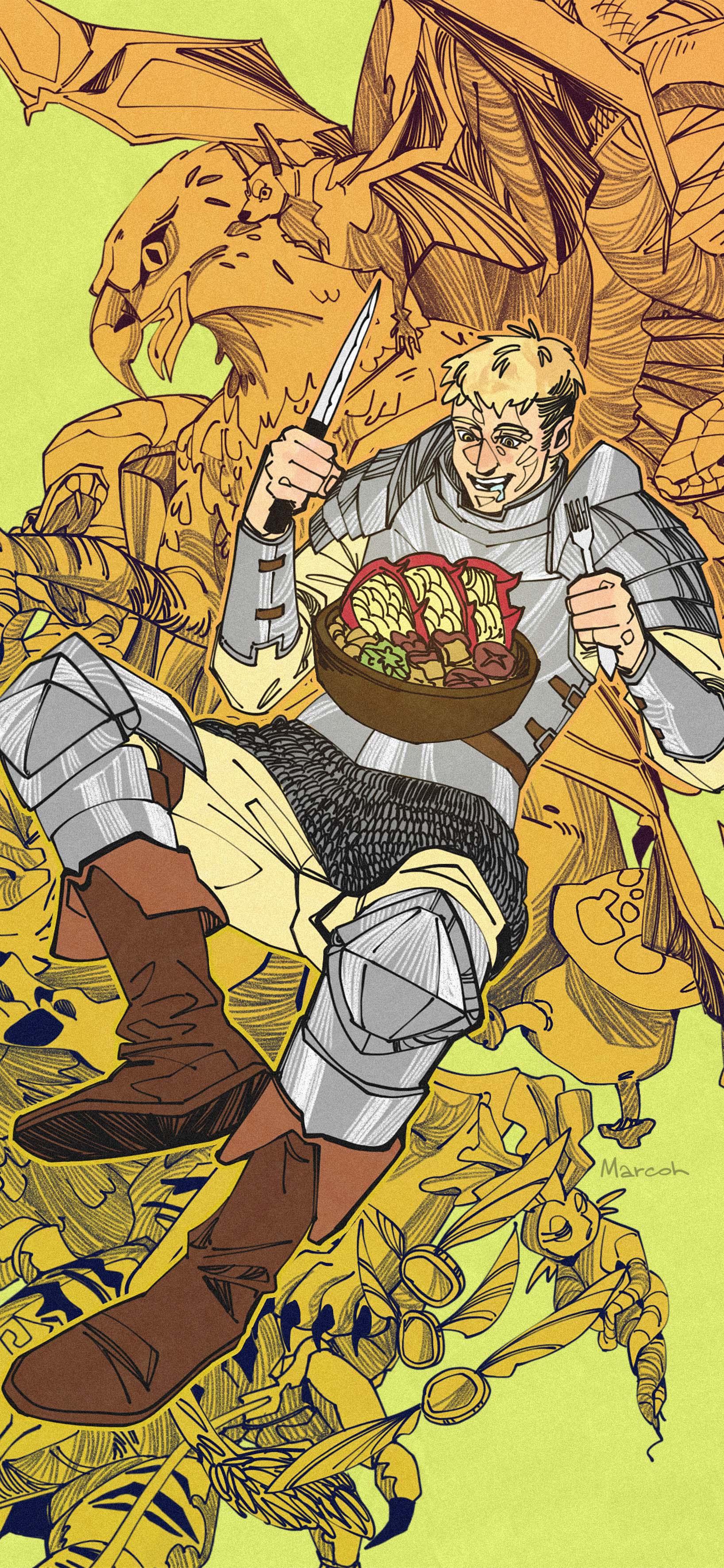 Dungeon meshi” fanart wallpaper, r