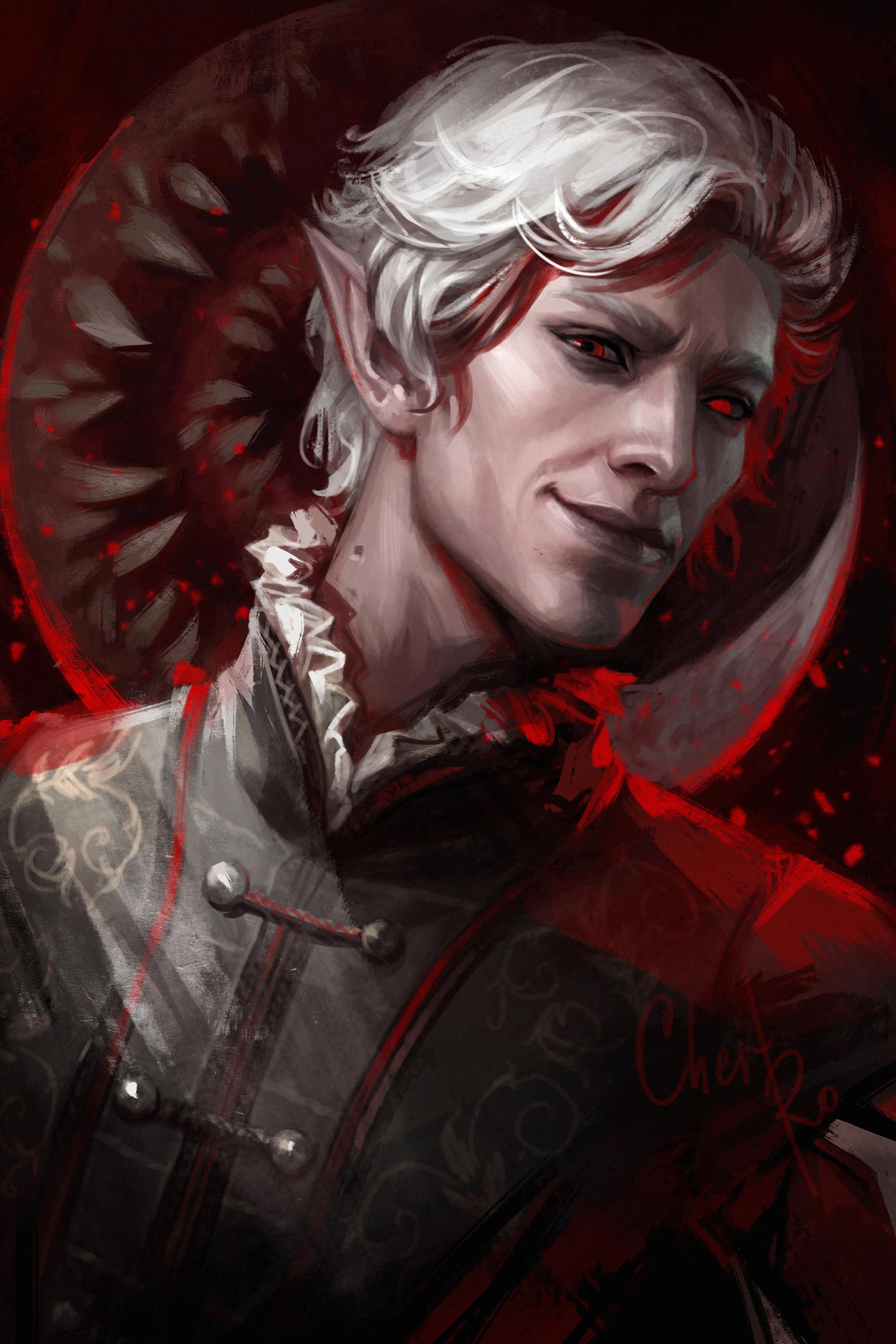 Astarion & Shadowheart art