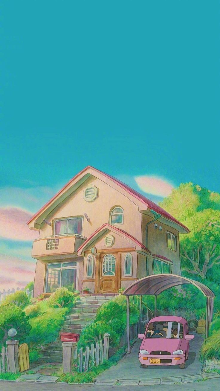 Aesthetic Cartoonic Anime House