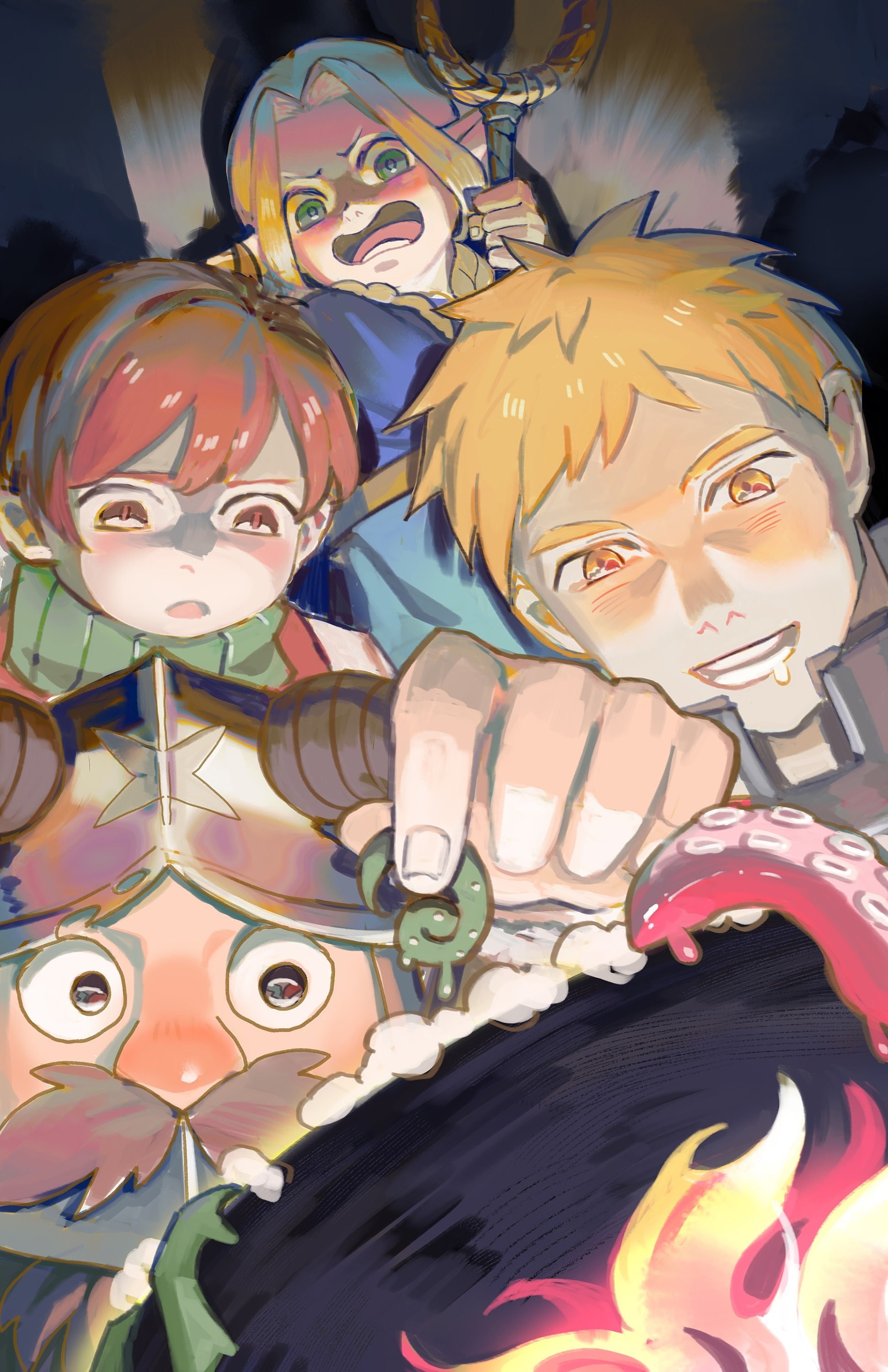 FREE SHIPPING. Dungeon Meshi Poster