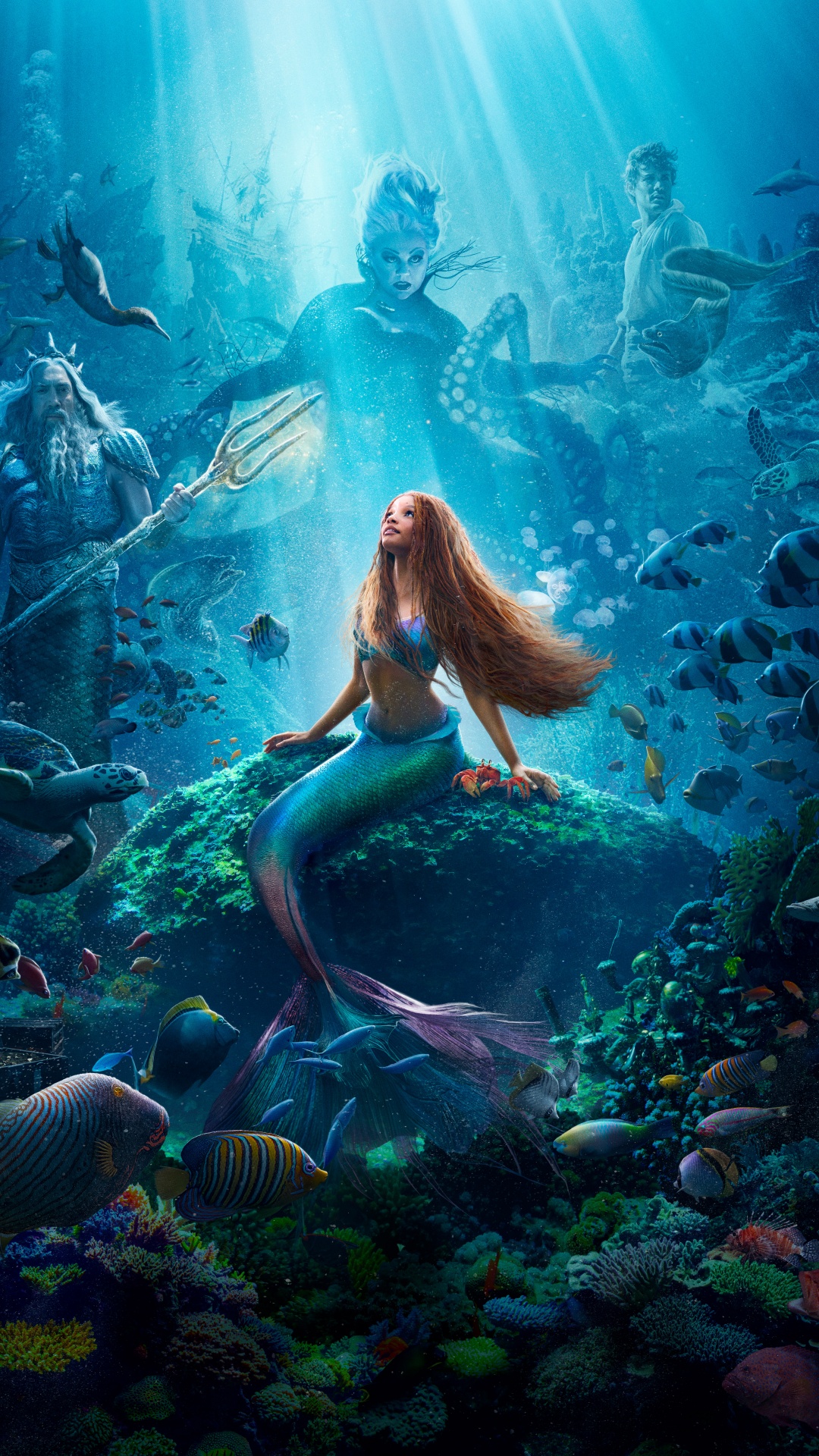 The Little Mermaid Wallpaper 4K, Halle