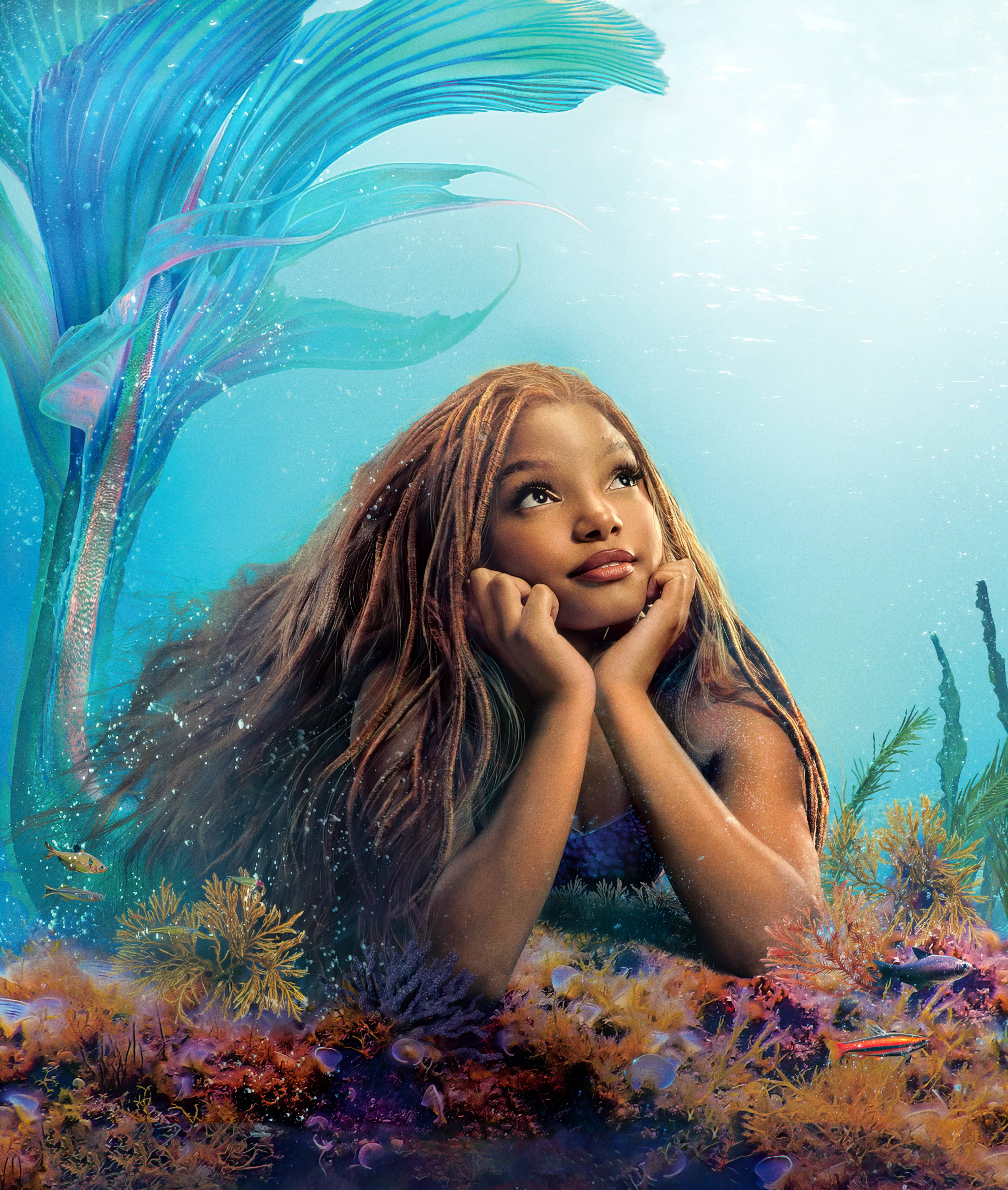 Halle Bailey as Ariel Wallpaper 4K