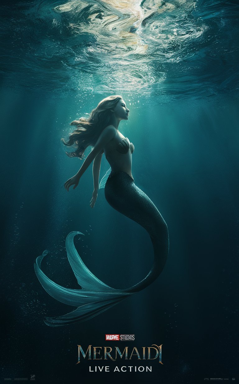 Mermaid Marvel iPhone Design