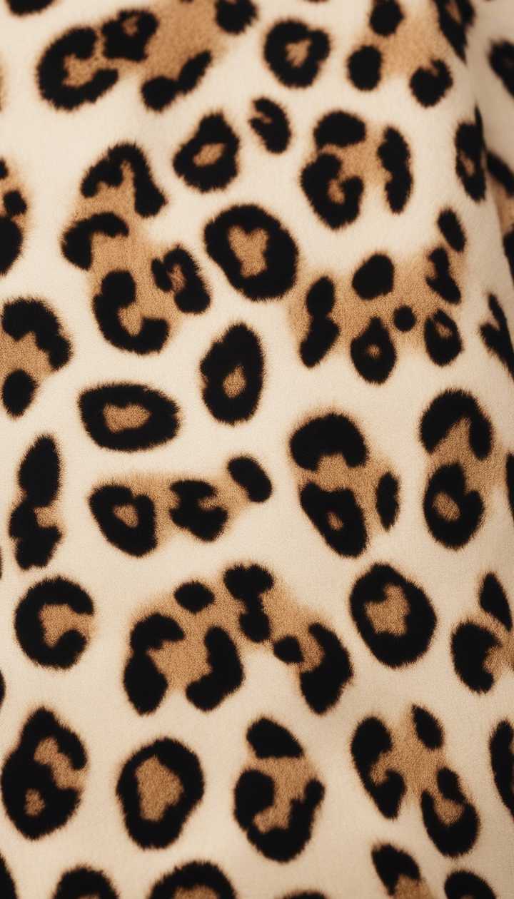 A Close Up Of A Cute Cheetah Print