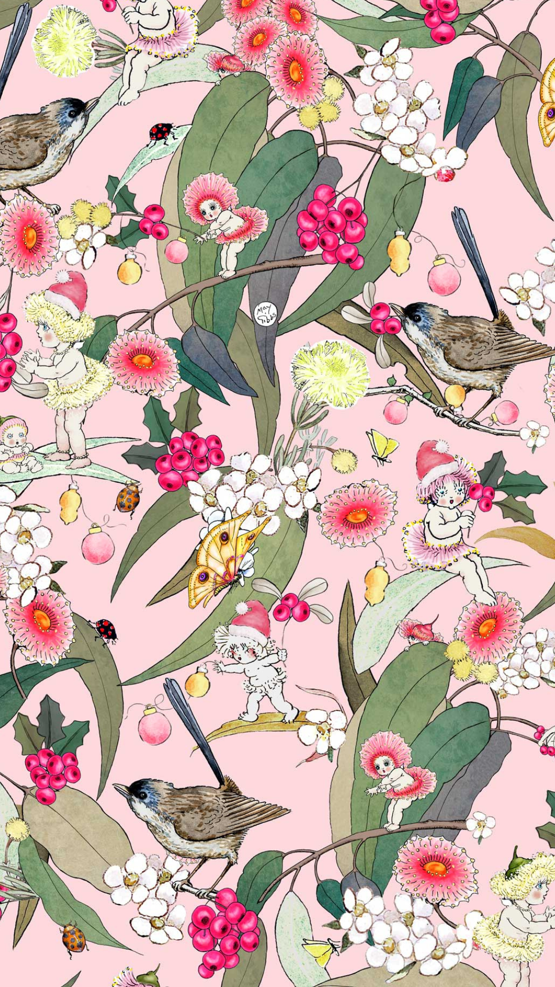 May Gibbs Downloadable Phone Wallpaper