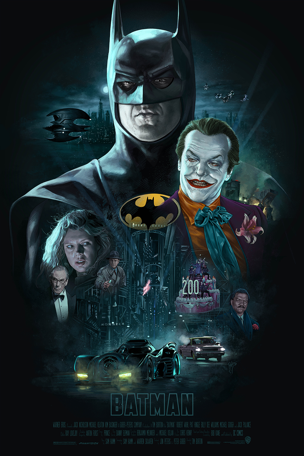 BATMAN 1989. Poster By RuizBurgos