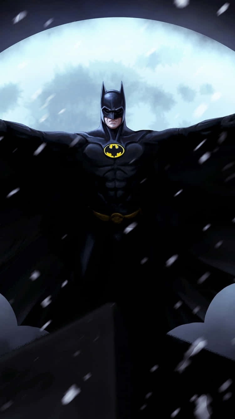 Stunning Batman Themed iPhone Wallpaper
