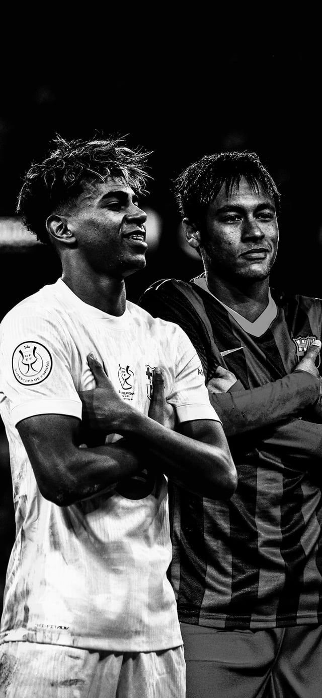 Neymar x Yamal Wallpaper (Desktop & Phone)
