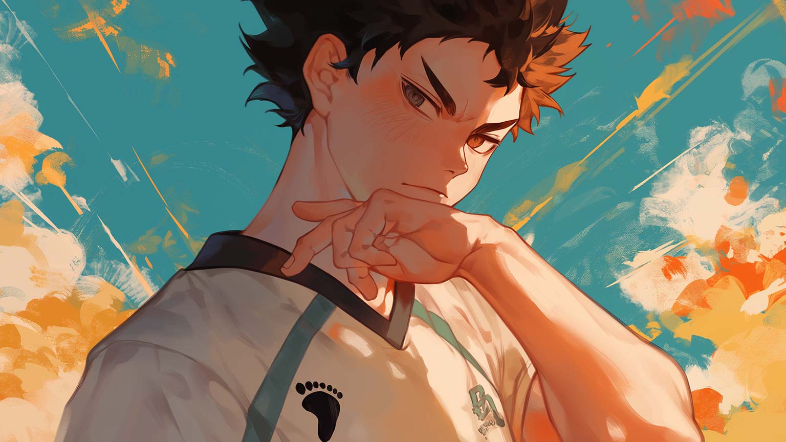Haikyuu Keiji Akaashi Anime Desktop Wallpaper