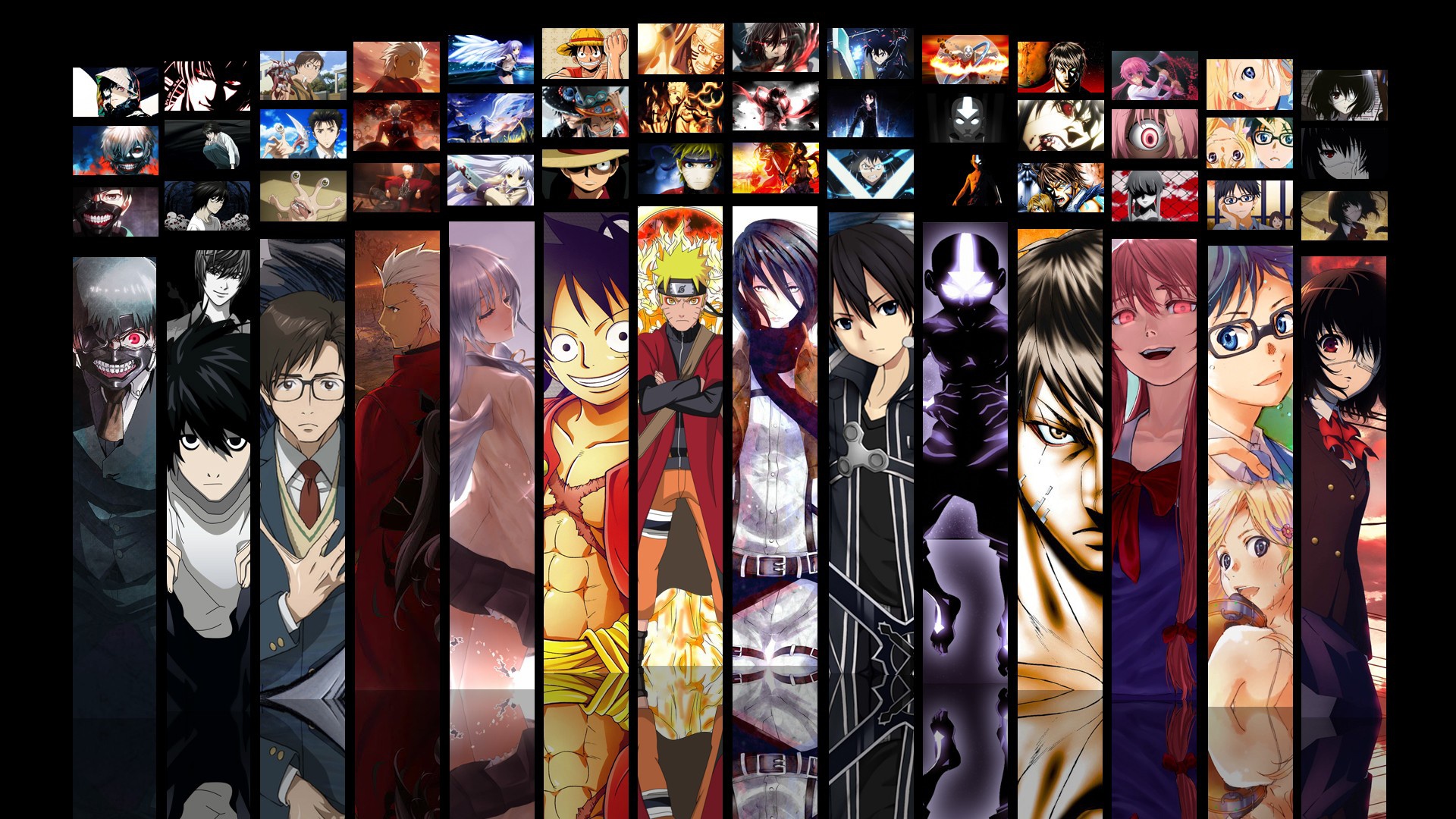 Death Note, Naruto, Anime, Fate Stay
