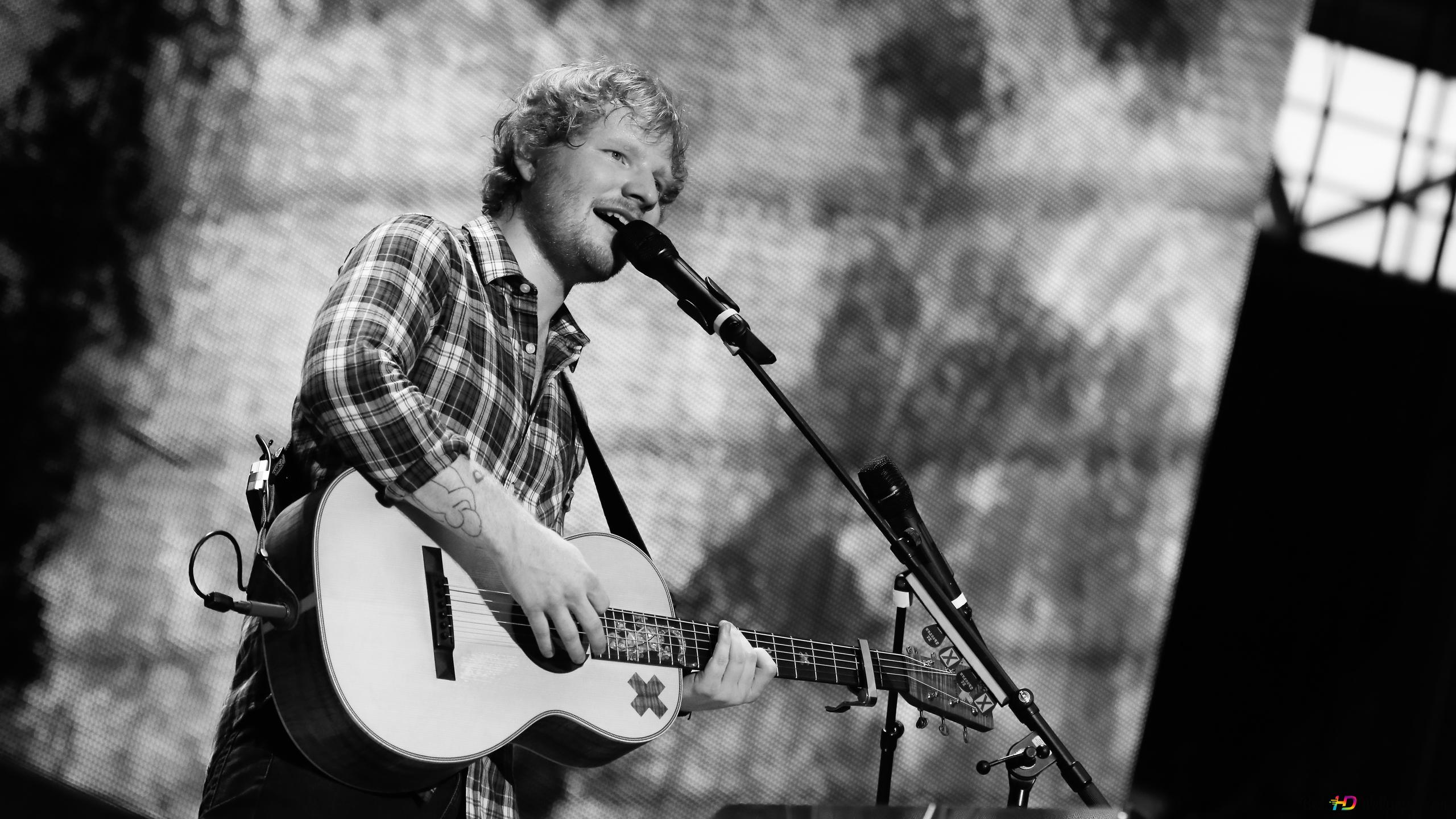 Singer Ed Sheeran 4K wallpaper download