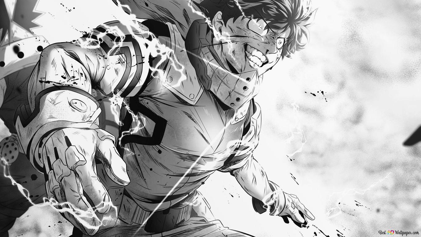 white anime HD wallpaper