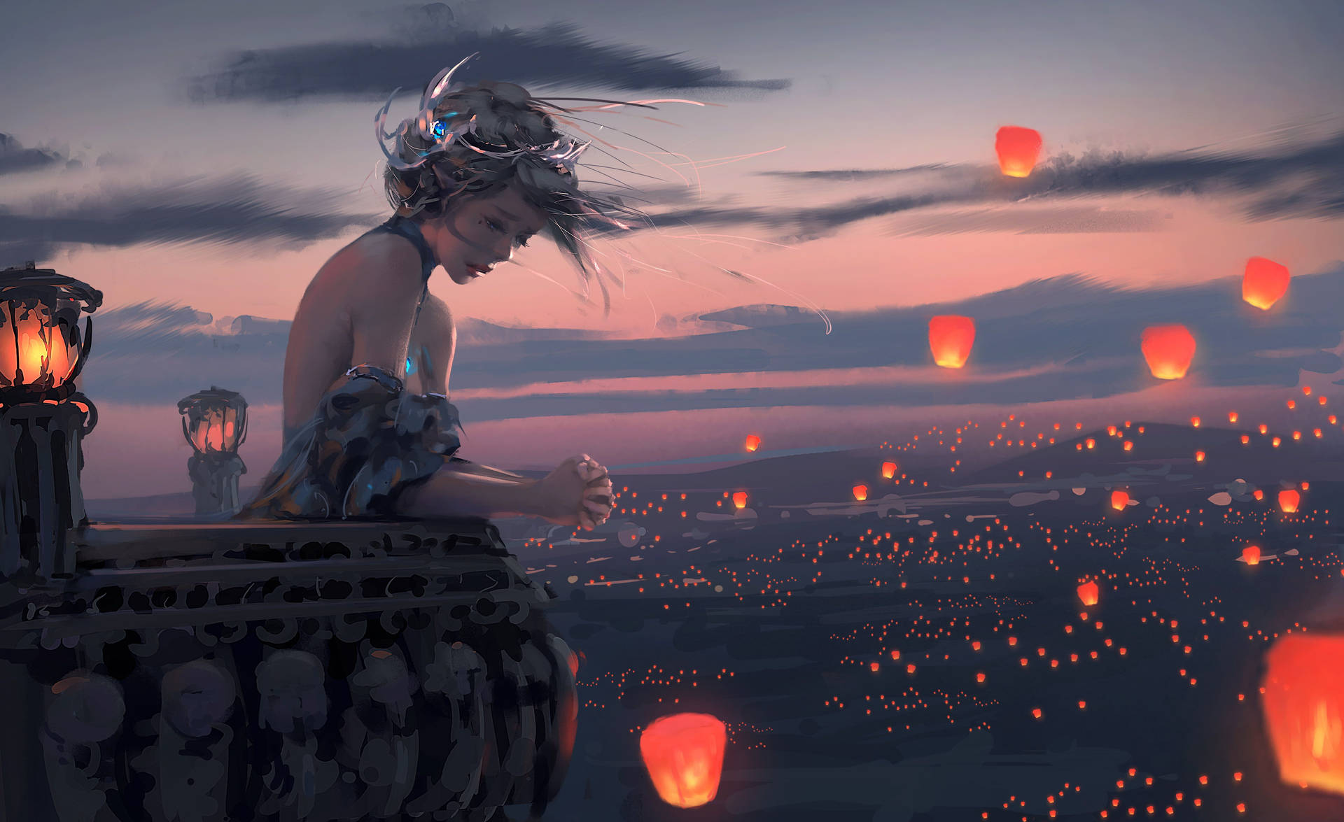 Sad Anime Girl Wallpaper