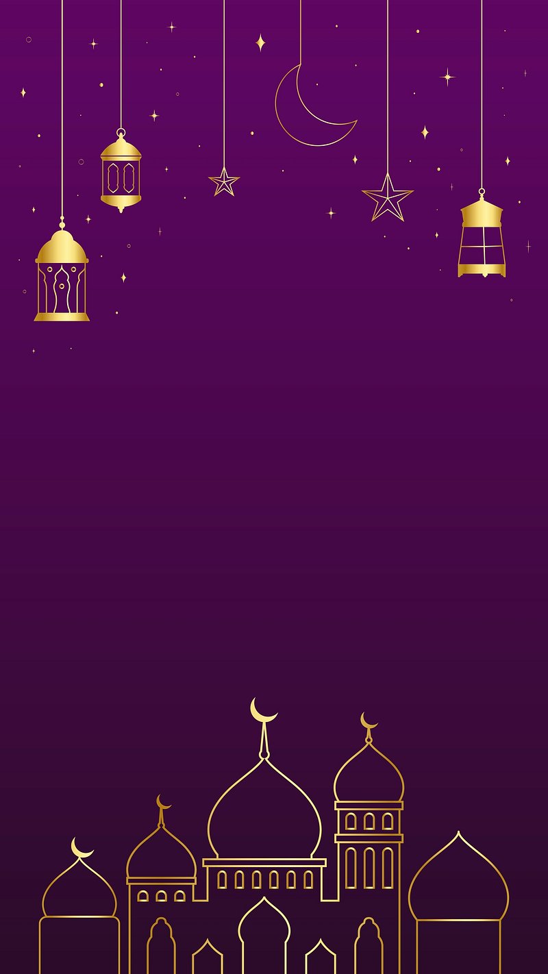 Purple Islamic Background Image Wallpaper