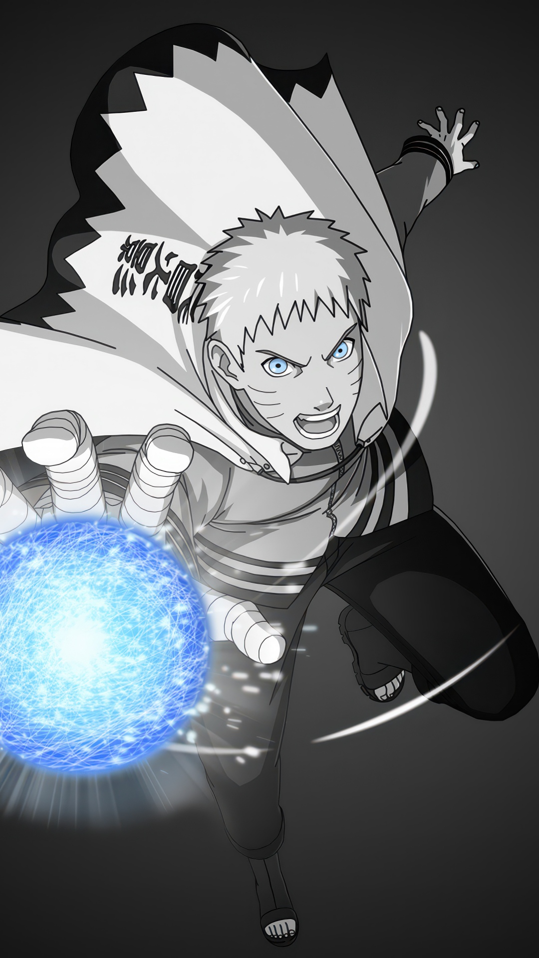 Naruto Rasengan Wallpaper 4K, Dark