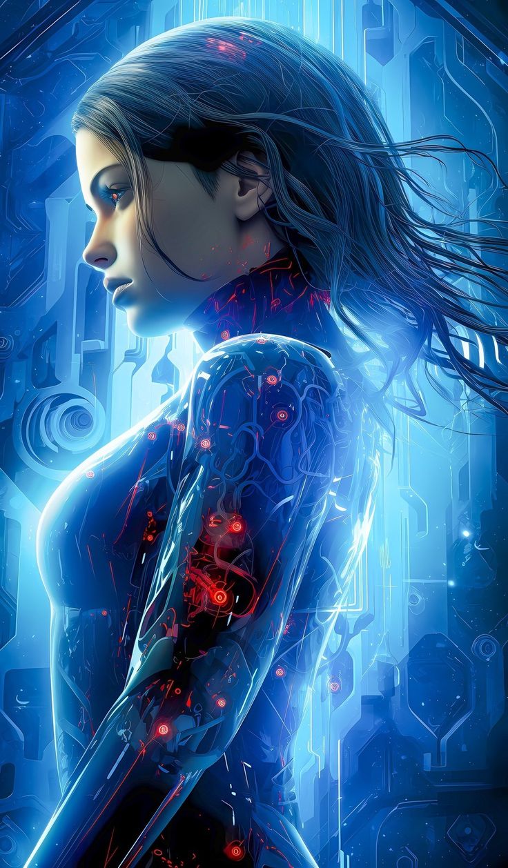 Cyberpunk Girl Mobile Wallpaper