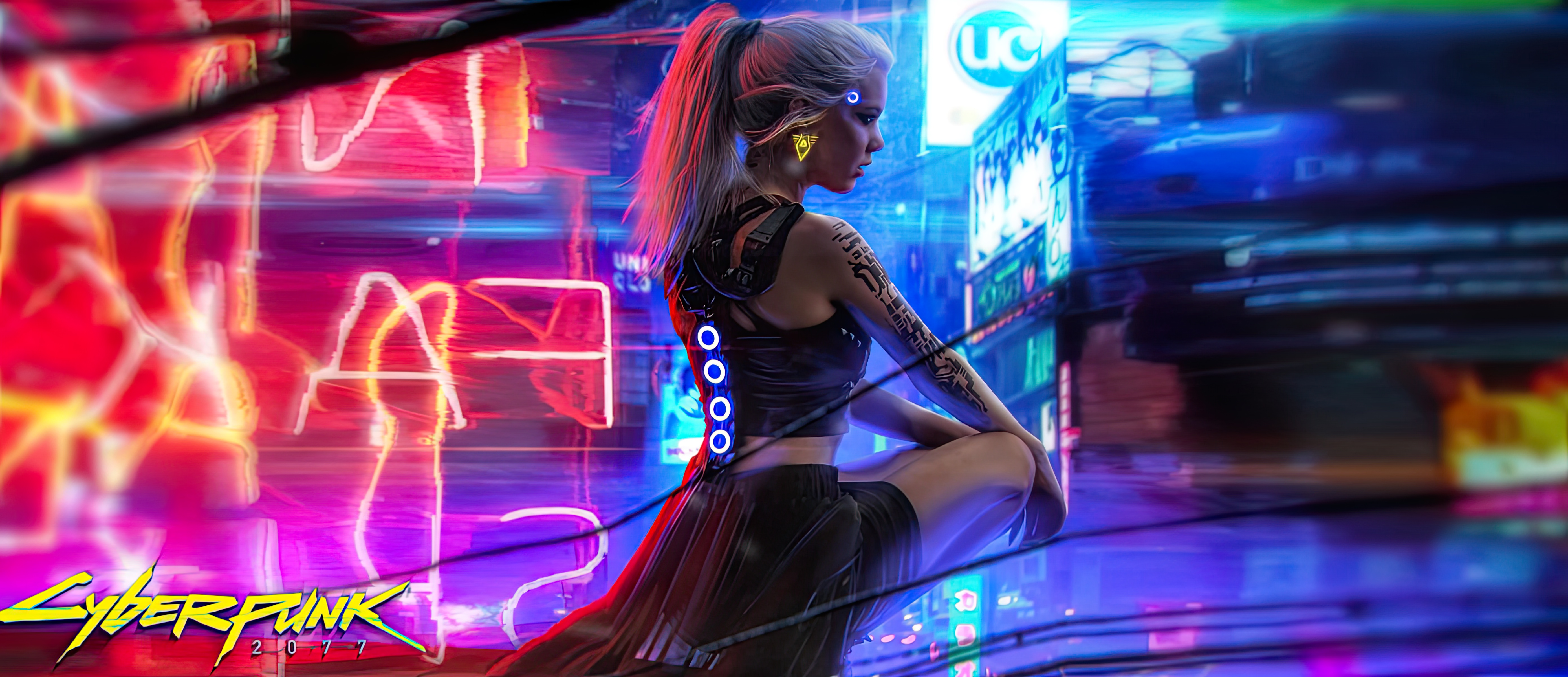 Wallpaper future, girl, game, fantastic