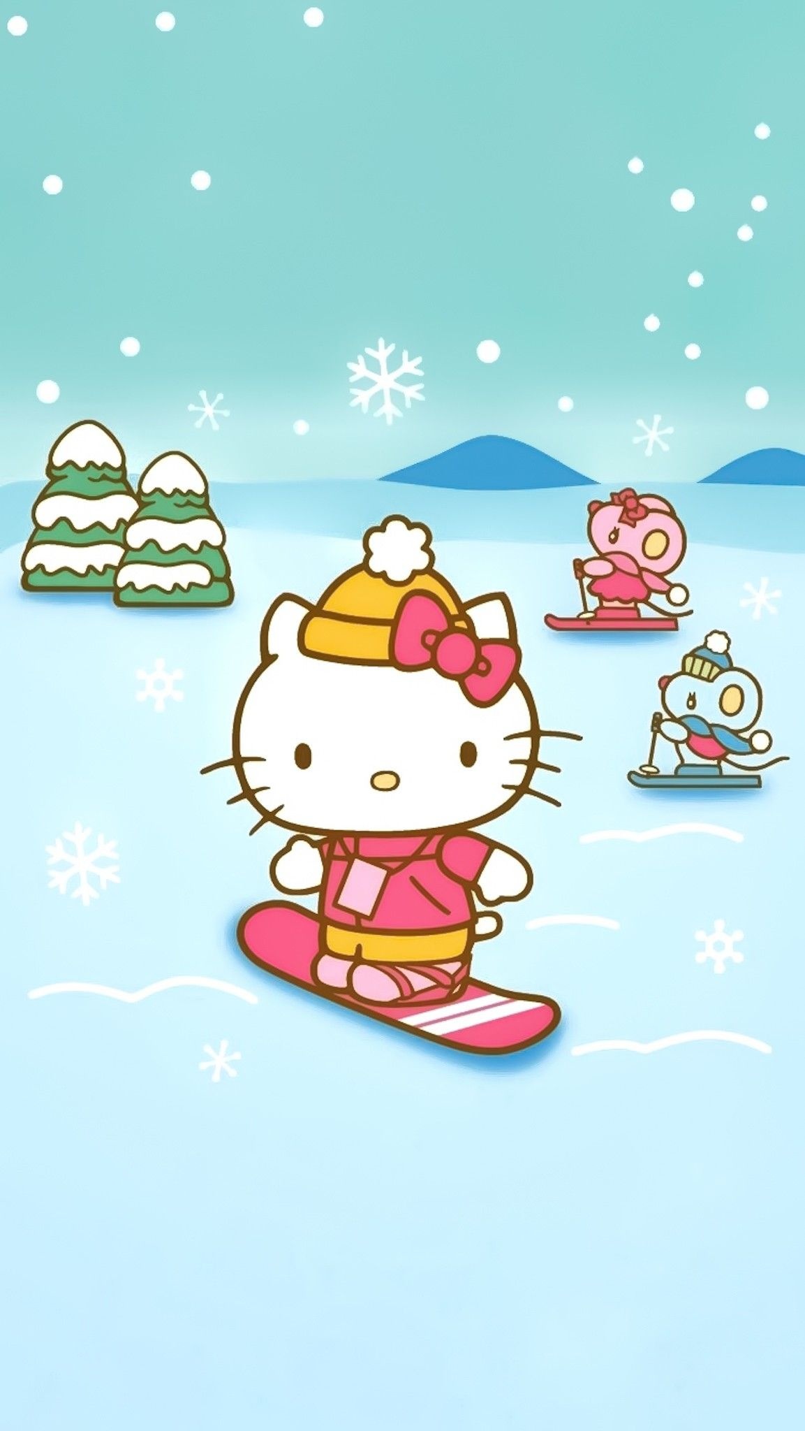 Hello Kitty Winter Wallpaper