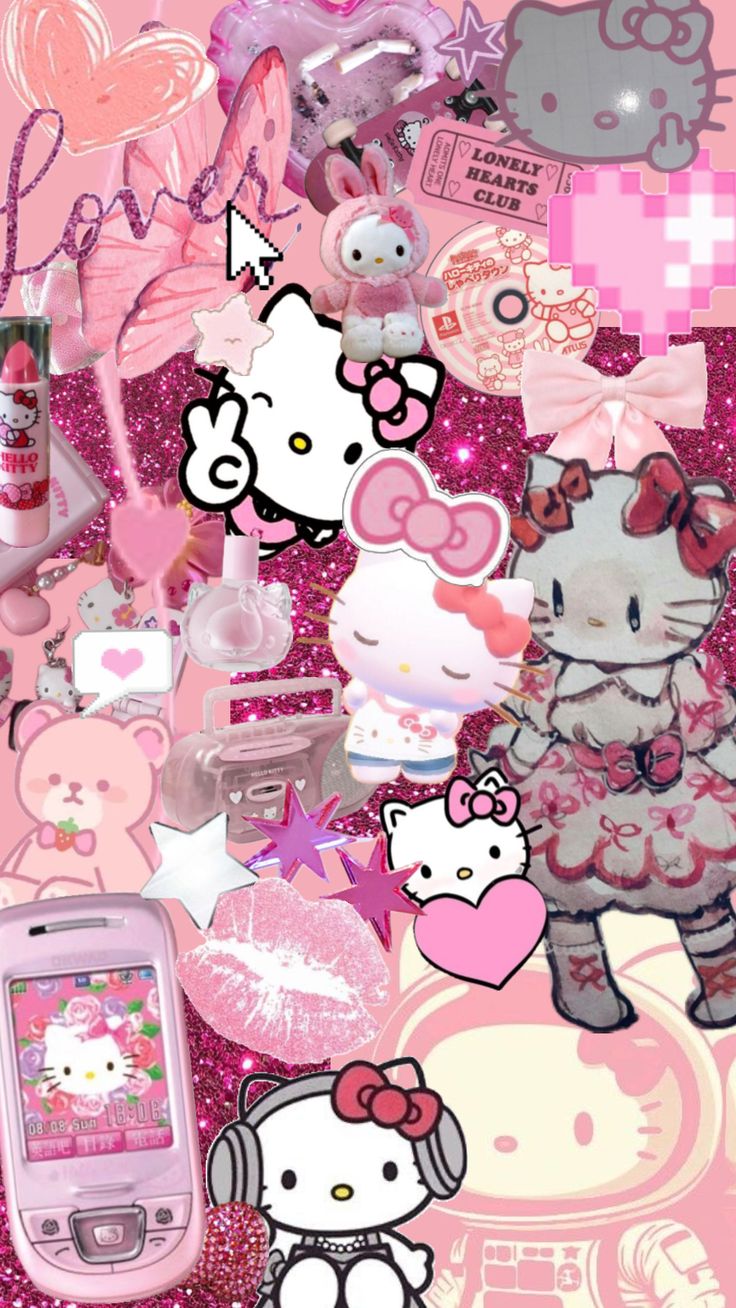 Pink hello kitty wallpaper iphone