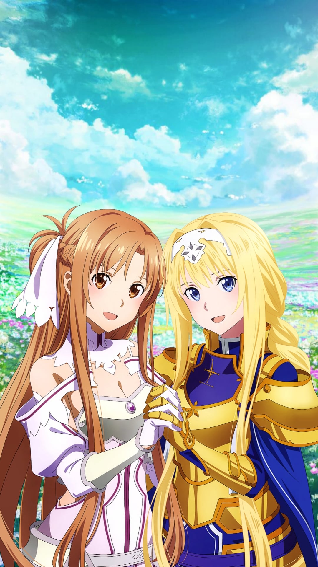 Asuna & Alice Phone Wallpaper, r