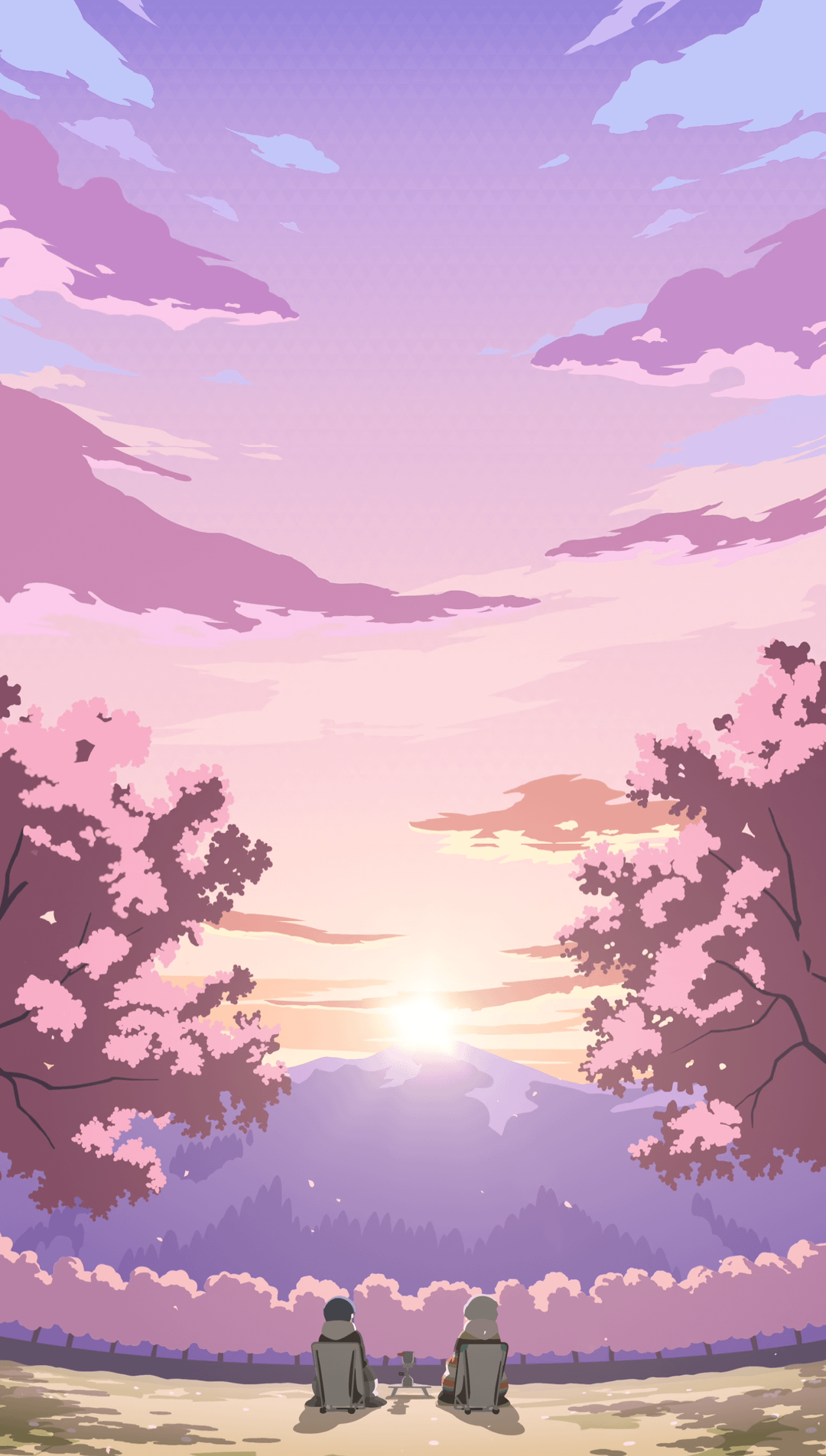Yuru Camp Mobile Wallpaper, from
