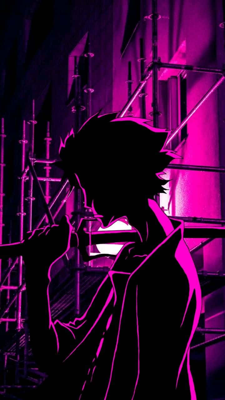 Dark Purple Anime Wallpaper