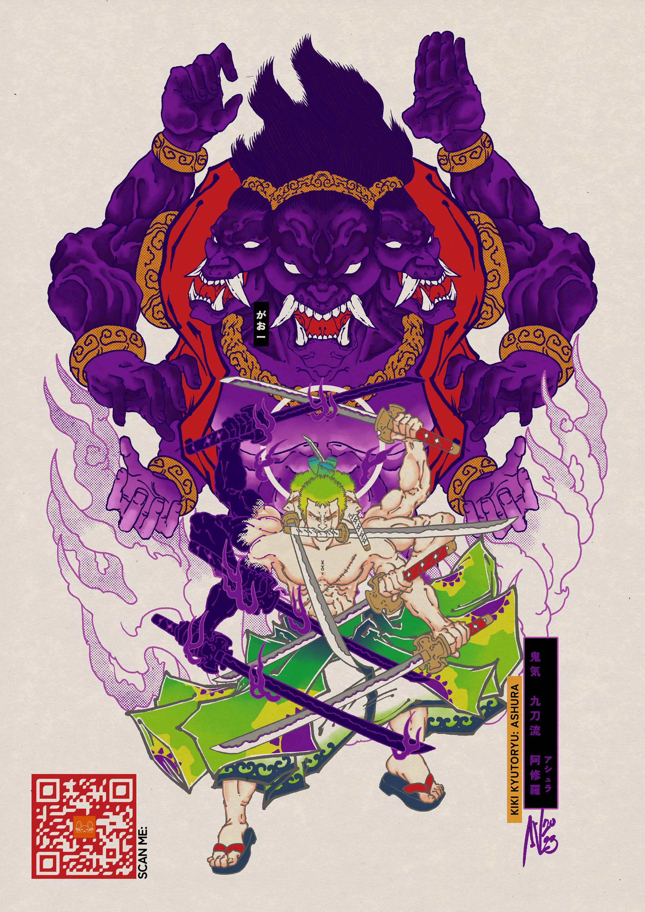 One Piece Roronoa Zora Kyutoryu