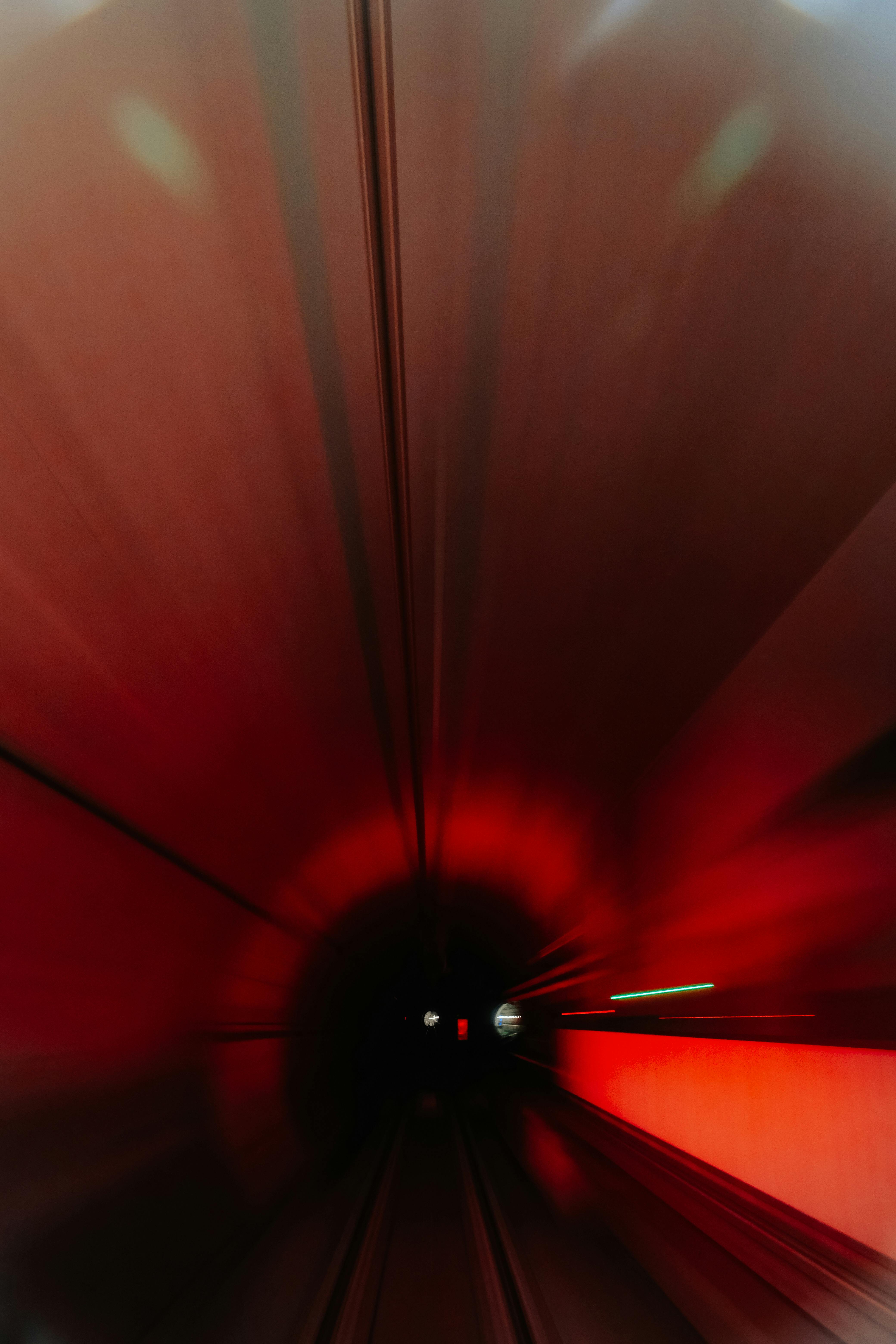 Blurred View of a Tunnel · Free