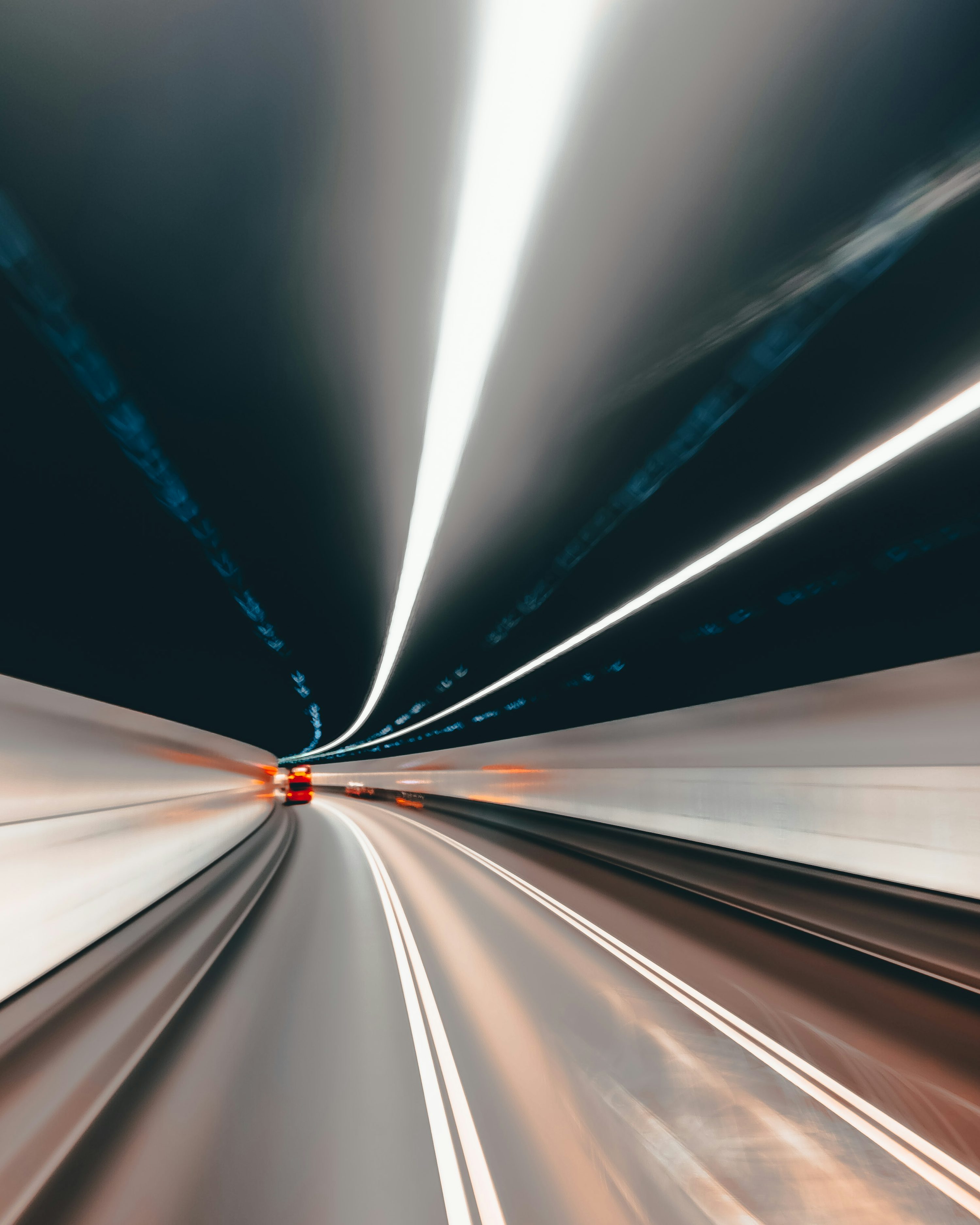 A blurry photo of a car going through a