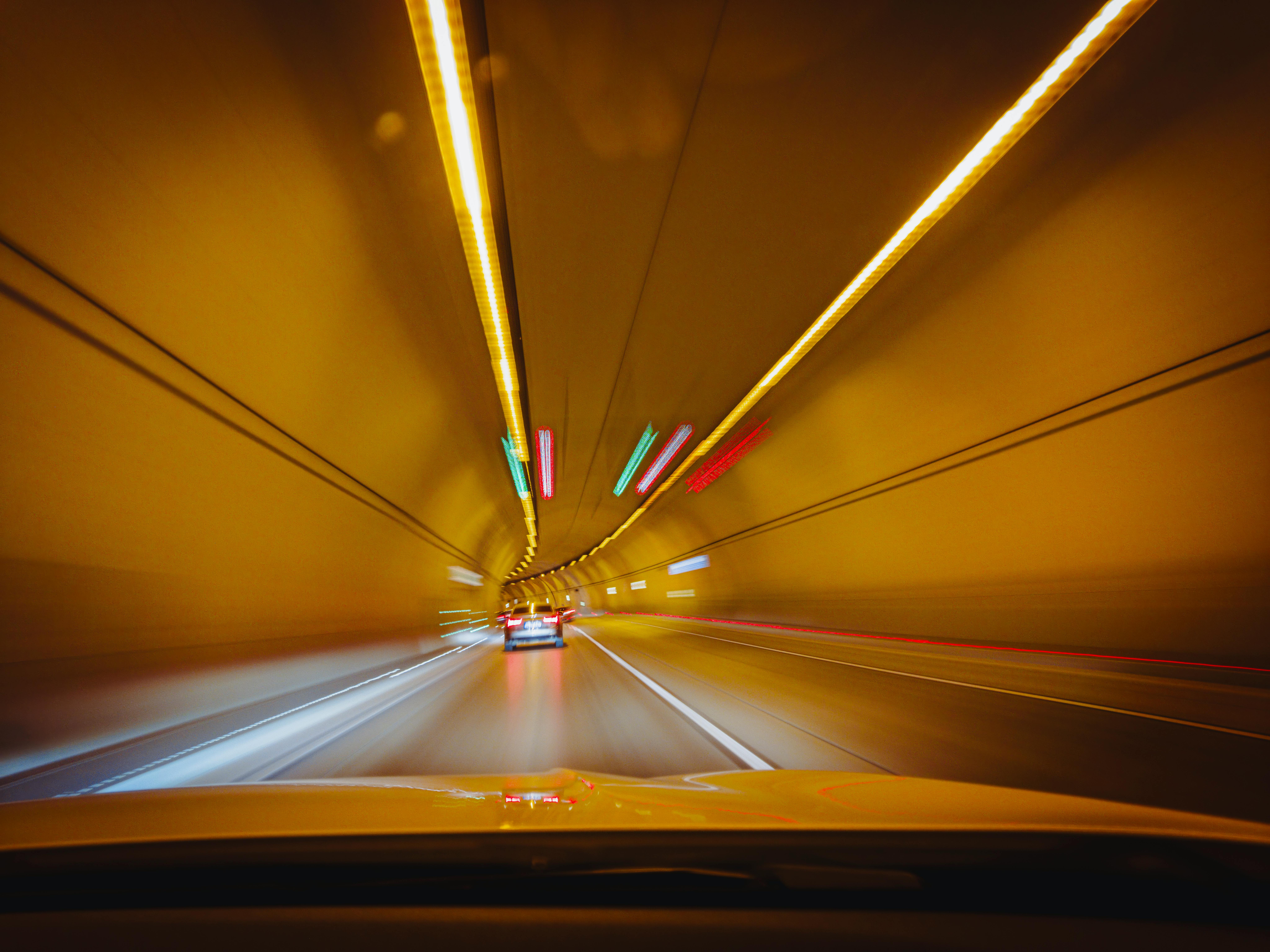 Car Going through a Tunnel · Free Stock