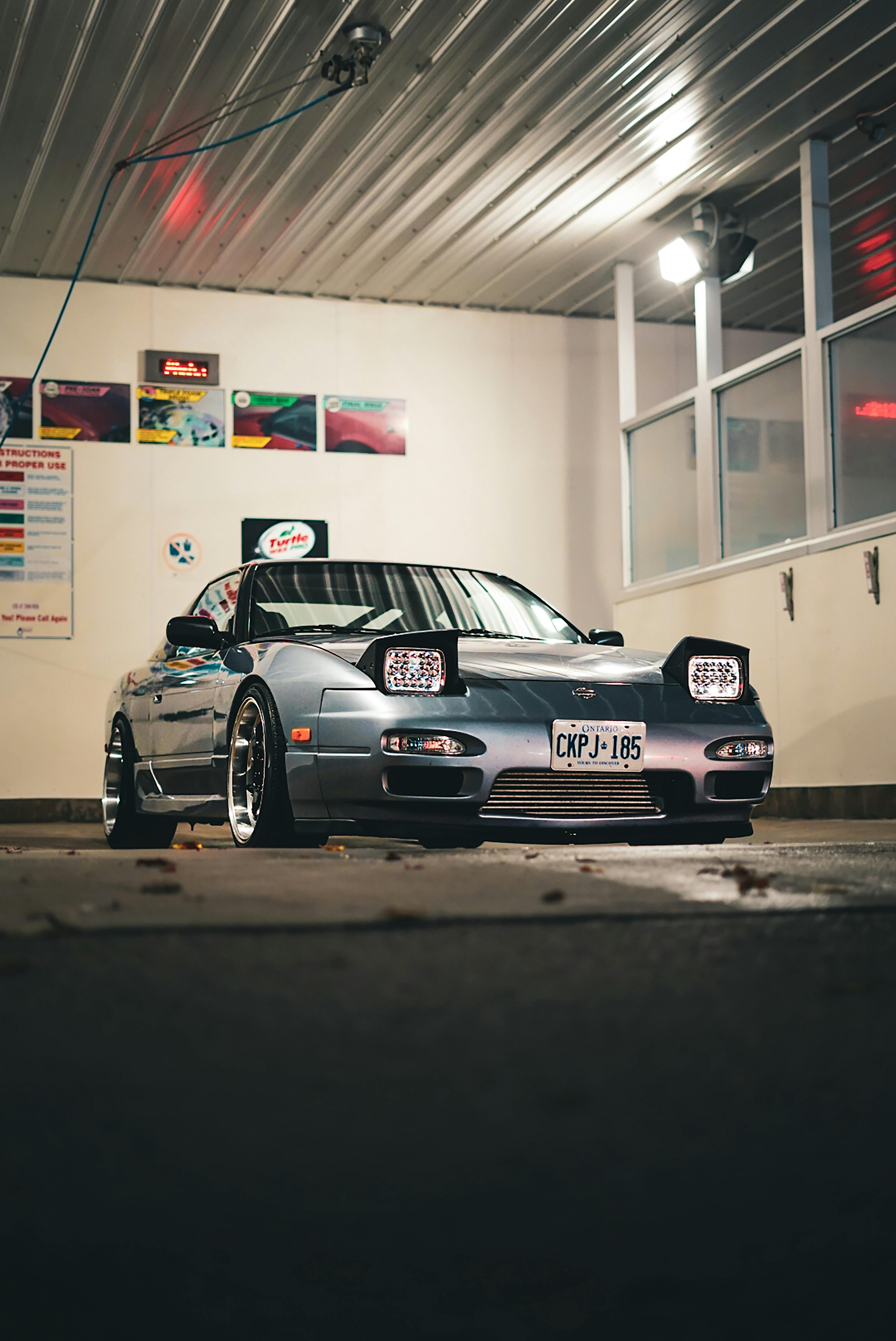 Sports Car with Pop Up Headlight