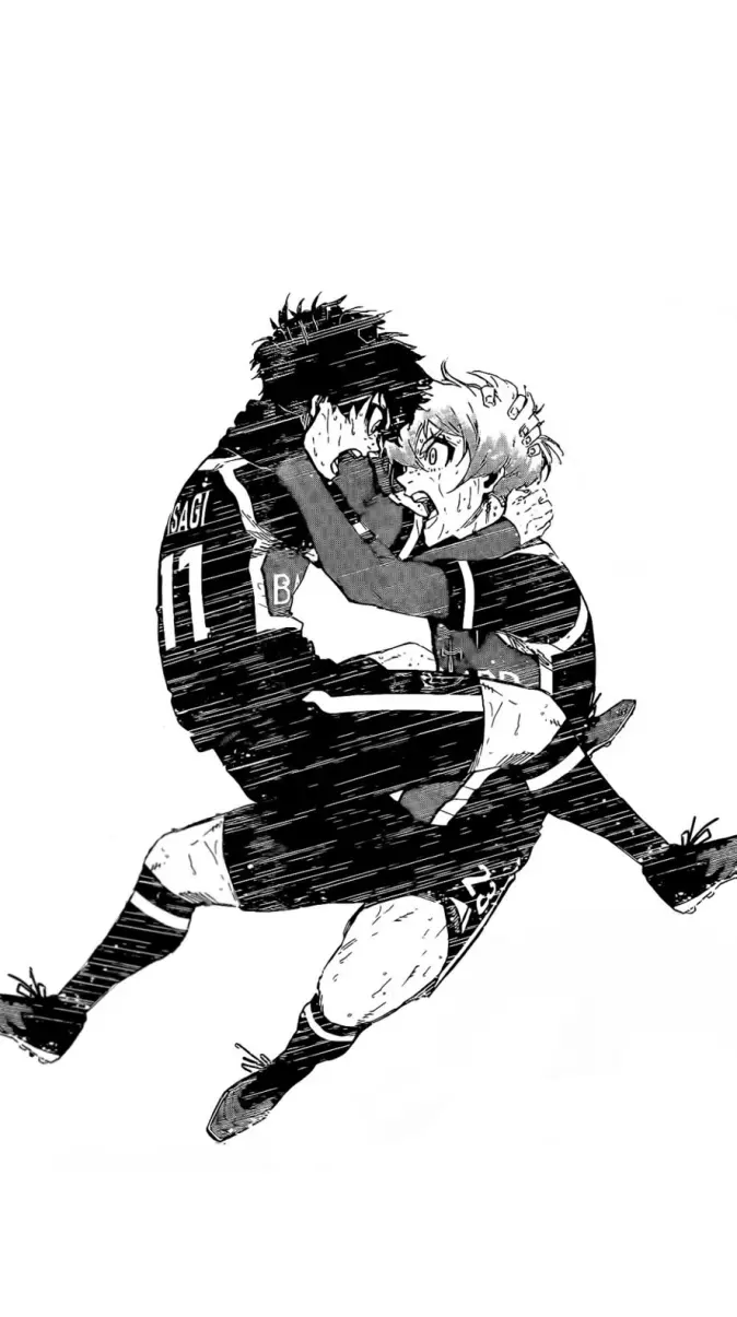 Isagi and Hiori wallpaper