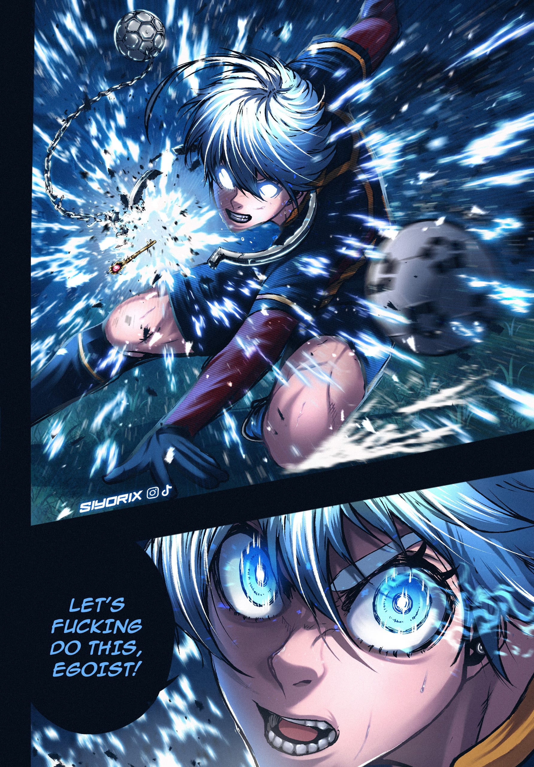 Blue Lock Ch.233 Manga Coloring Hiori