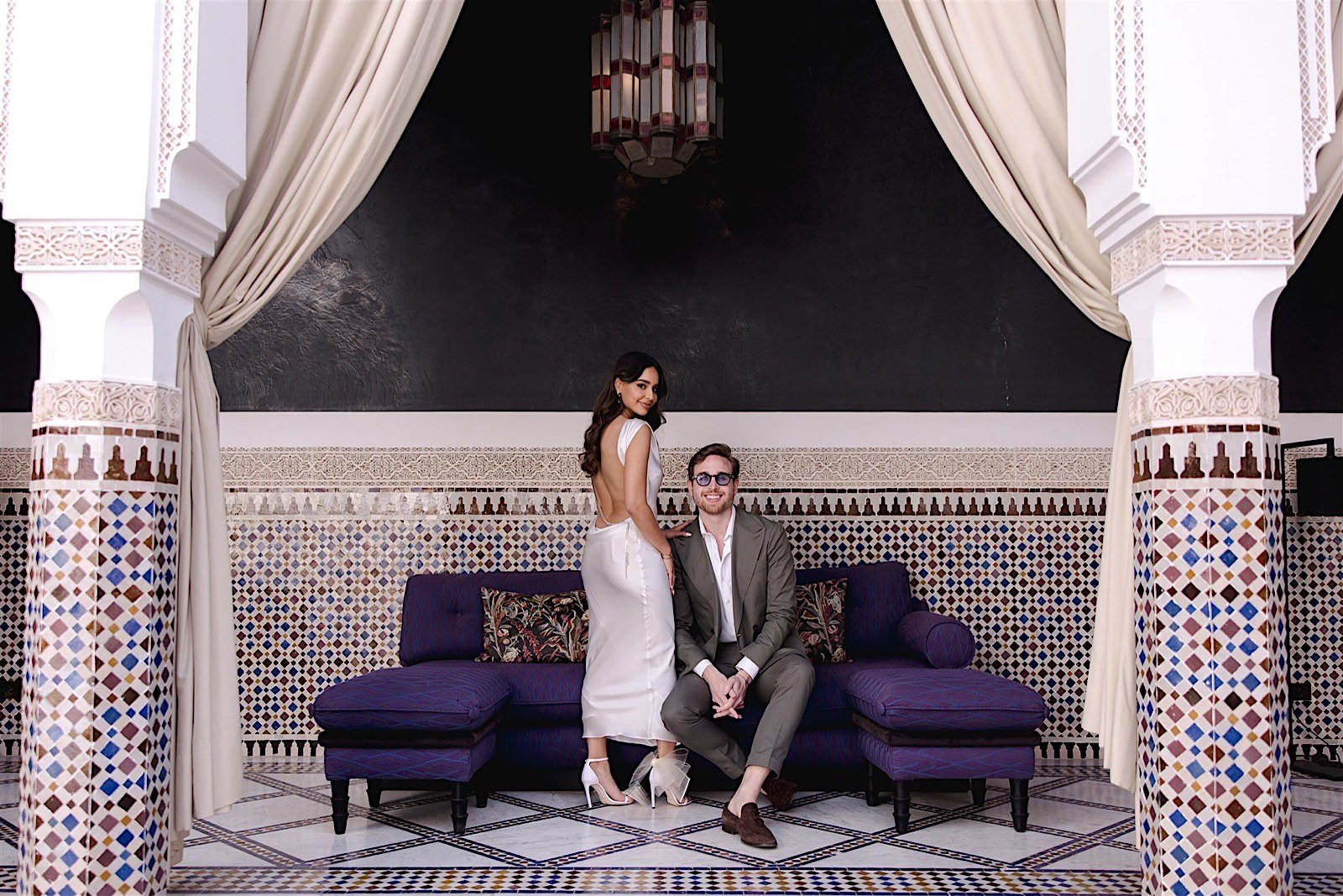 La Mamounia Luxury Palace Couple Photo