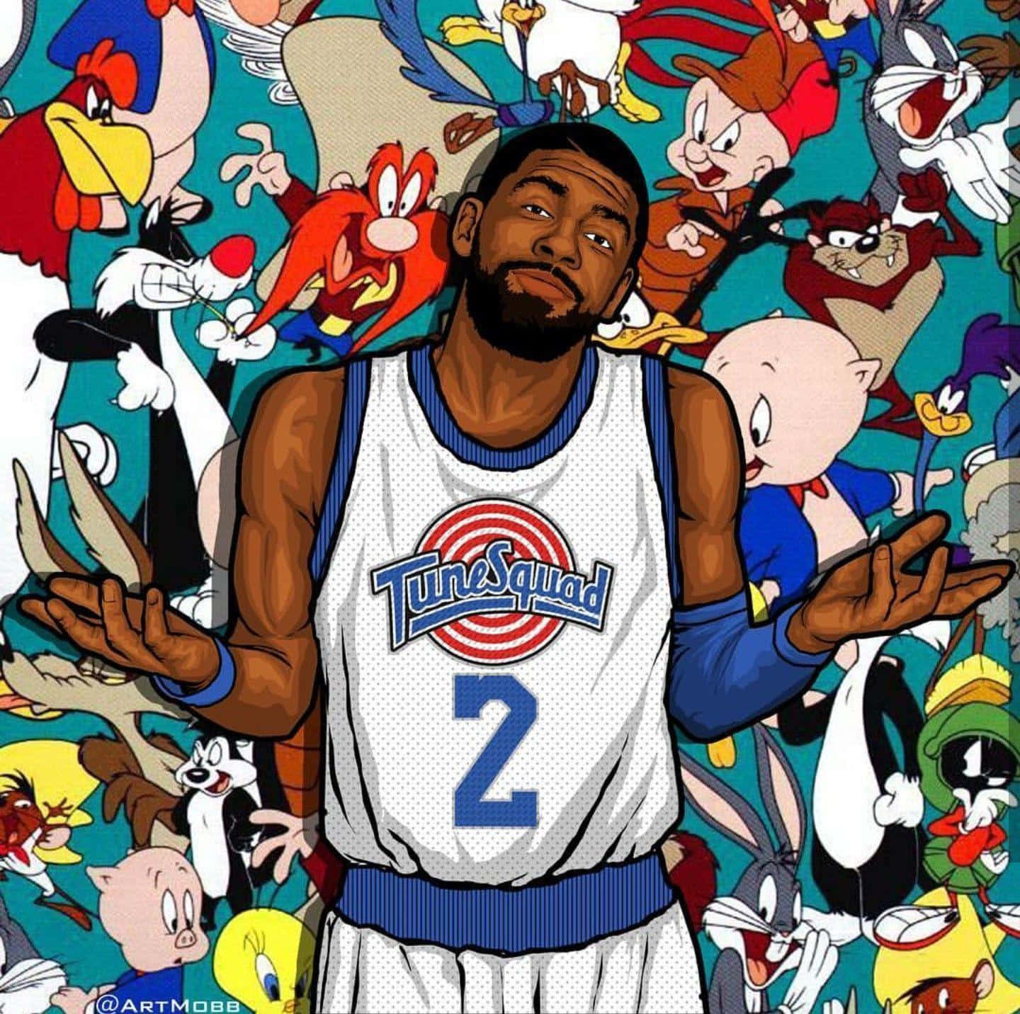 Cartoon Nba Players Wallpaper