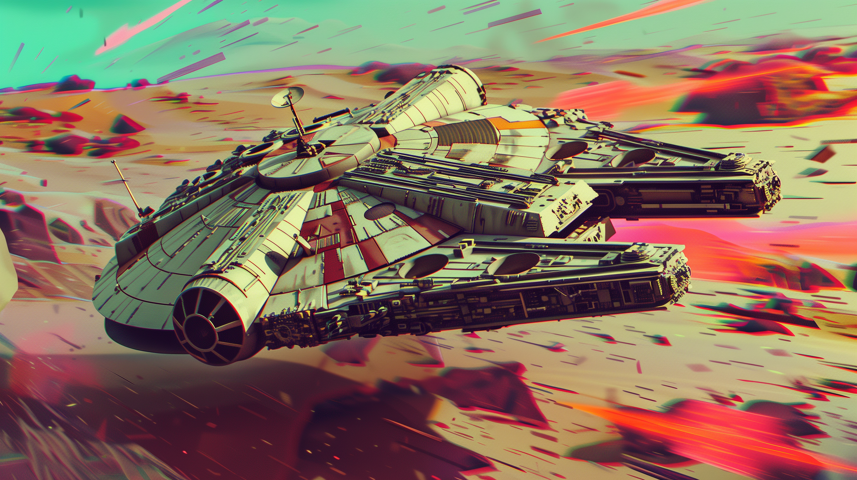 Millennium Falcon HD Wallpaper