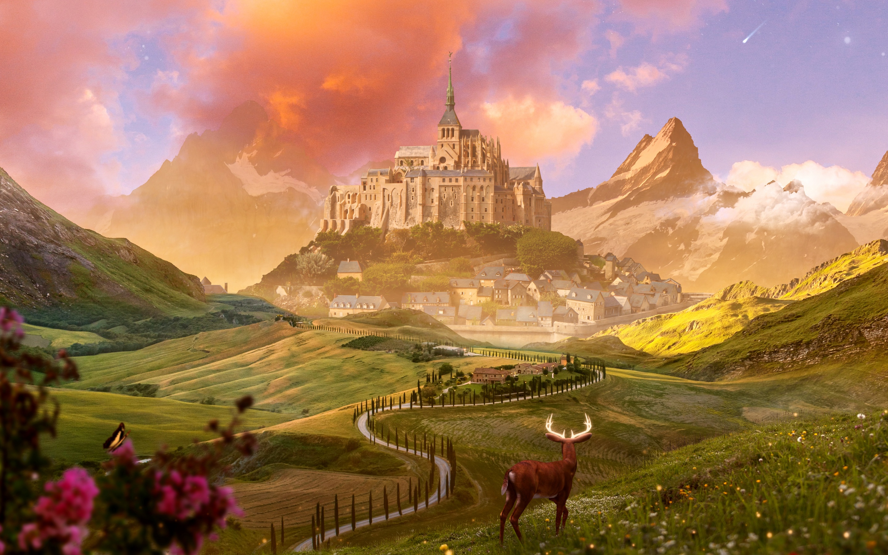 Ancient architecture Wallpaper 4K