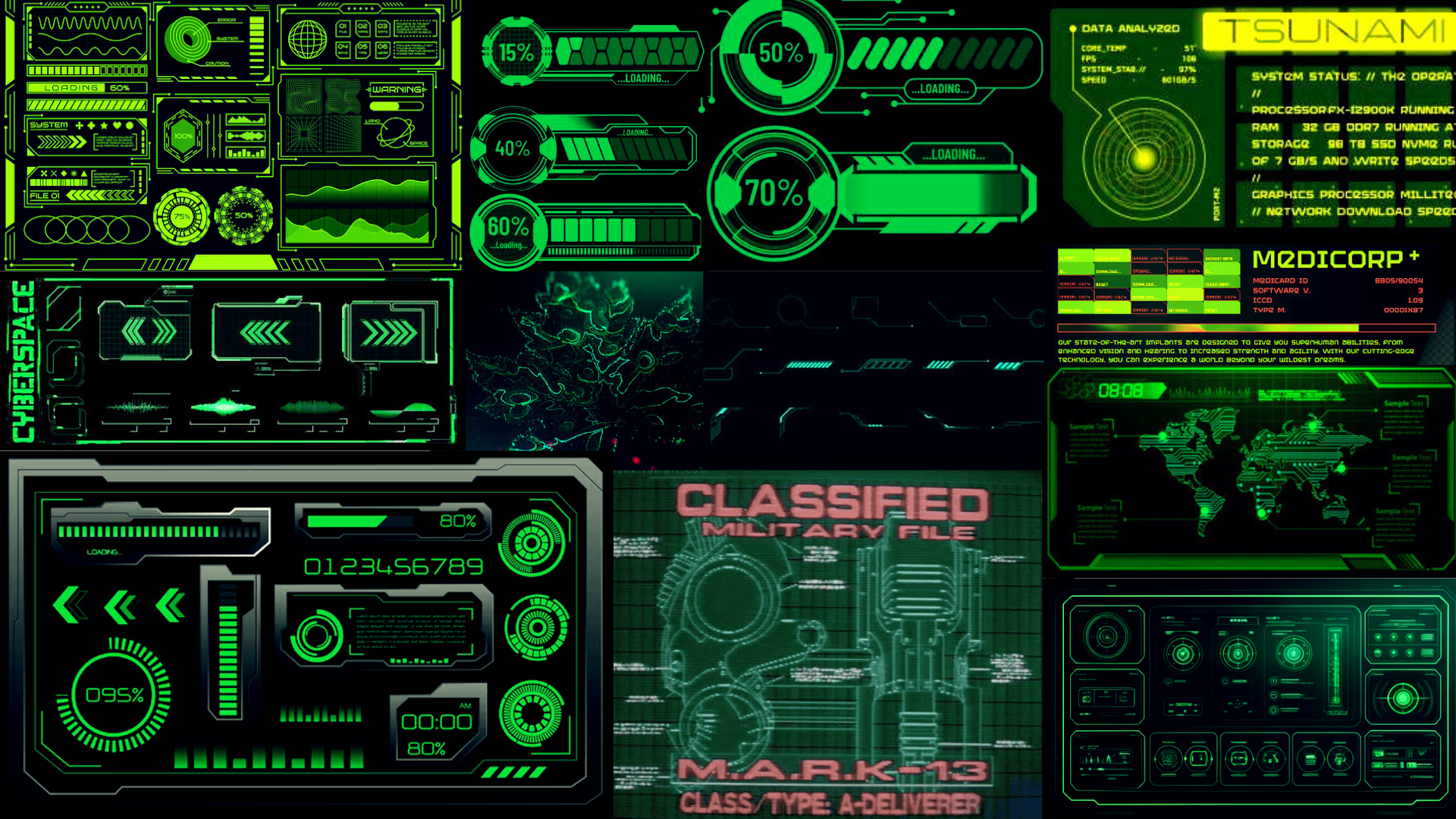 Made In Universe NET Terminal Wallpaper For Each Of My Party Members Themed After Their Roles Some Of Y'all Might Enjoy Using Them Too