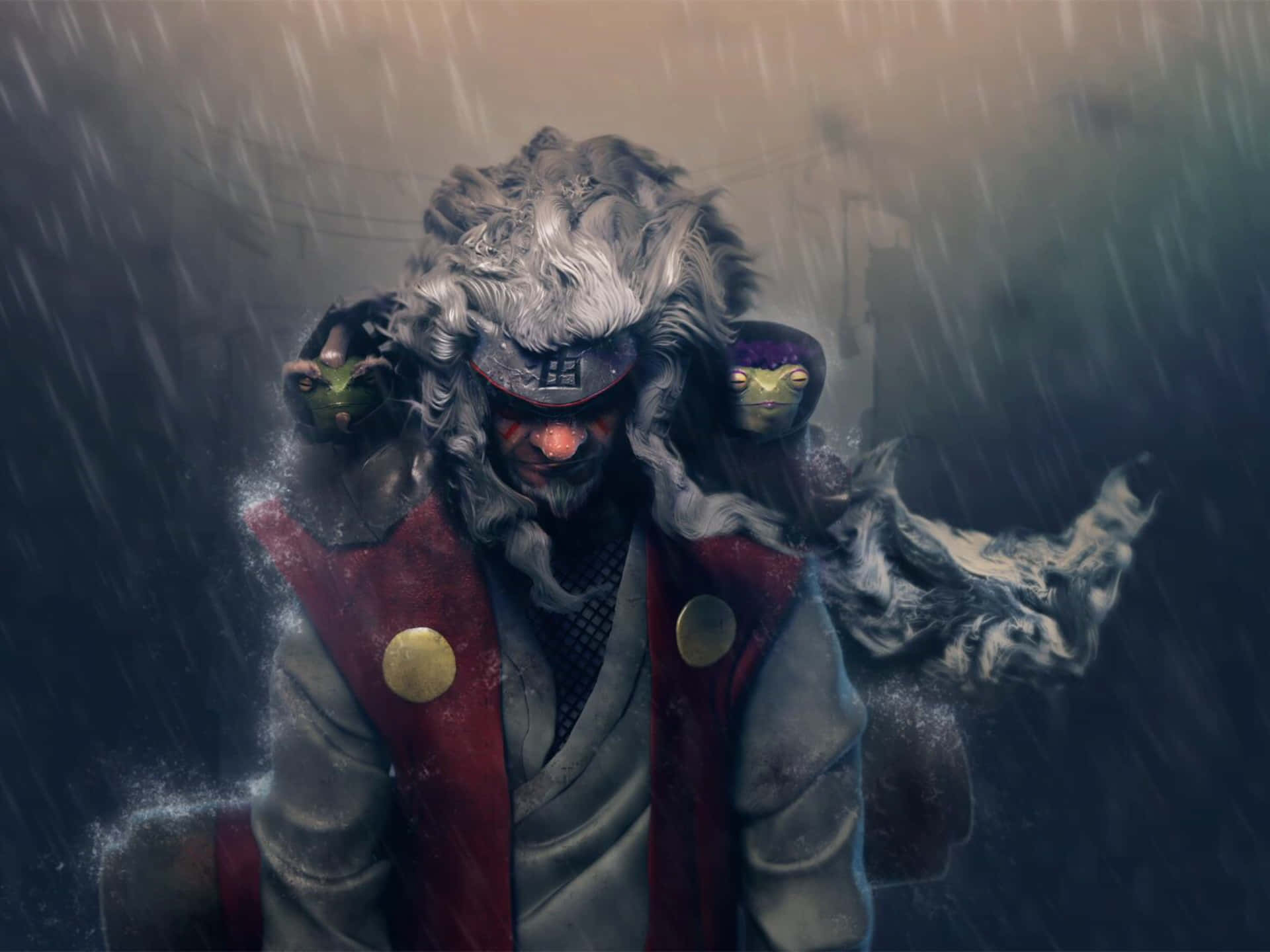 Sick Anime Naruto Jiraiya Raining