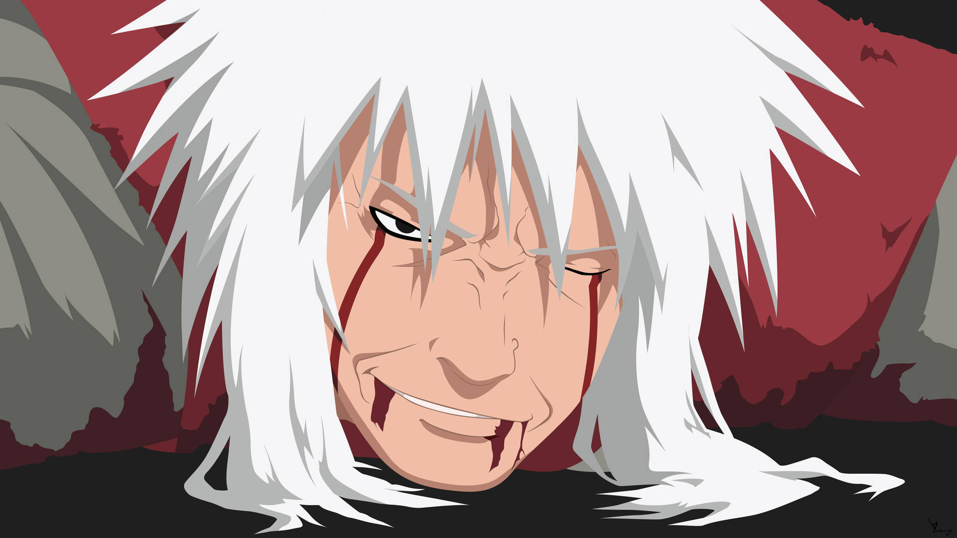 Download Bloody Jiraiya 4k Wallpaper