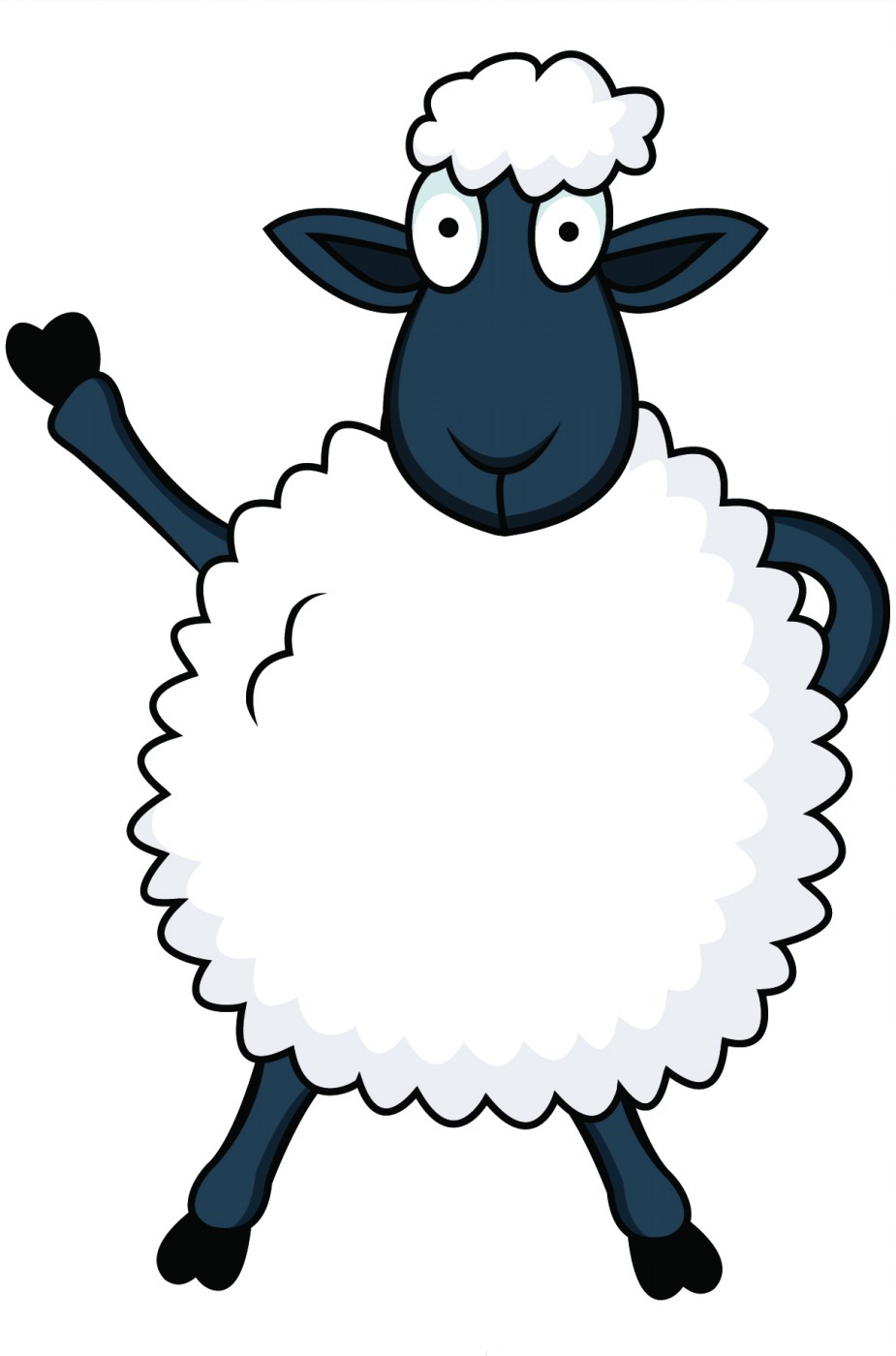 Funny Sheep Cartoon png image