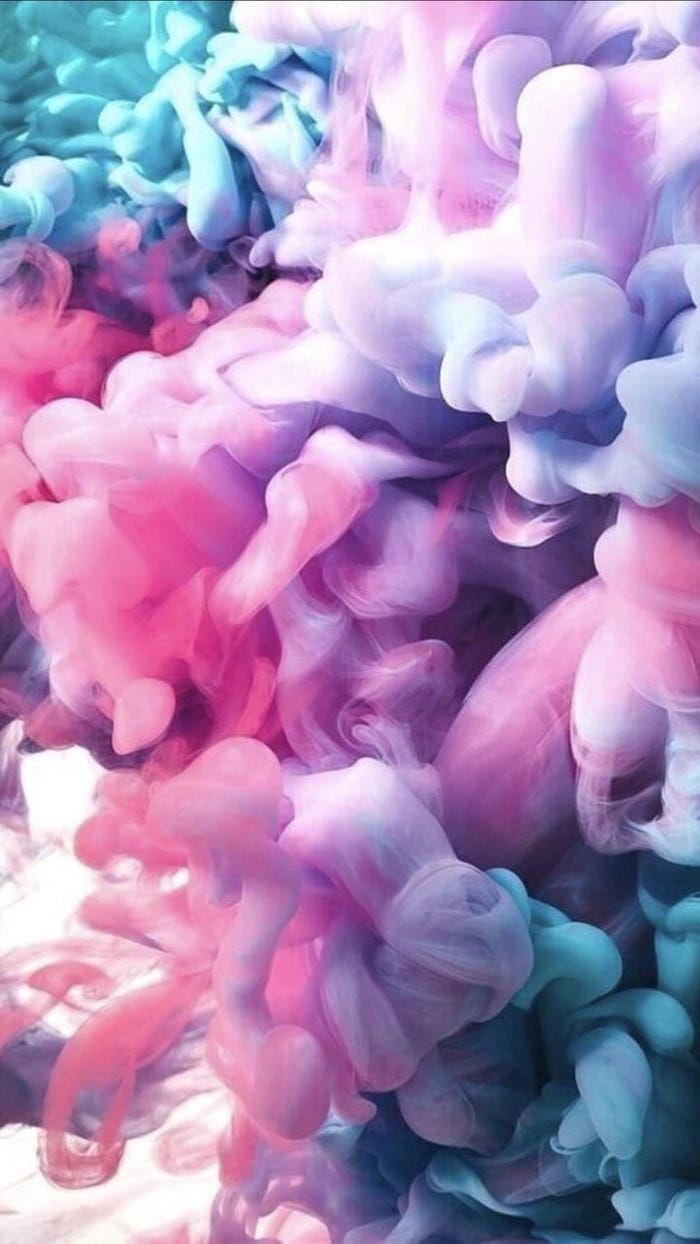 pink turquoise smoke girly iphone wallpaper